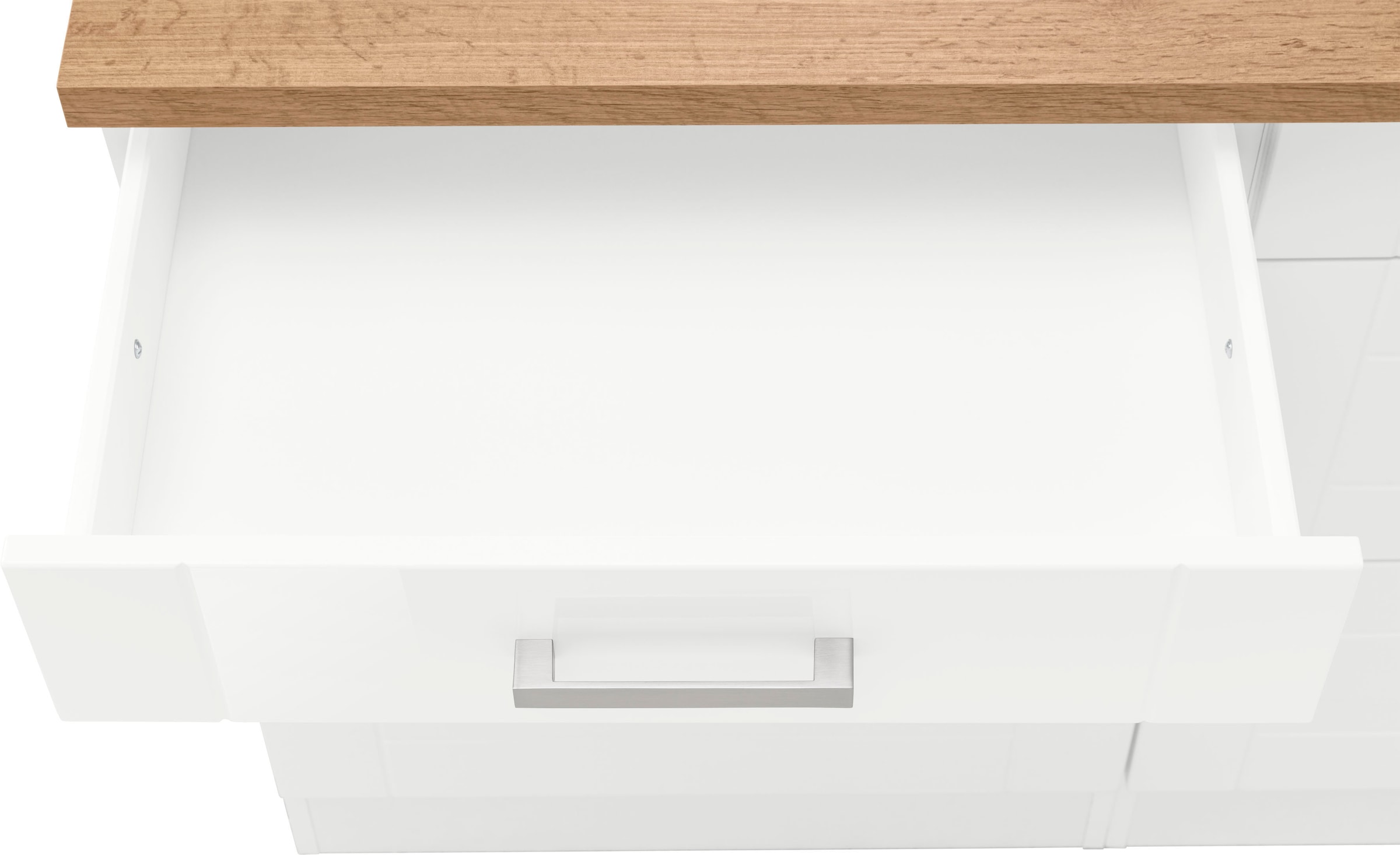 KOCHSTATION Winkelküche »KS-Tinnum«, mit E-Geräten, Stellbreite 240/270 cm