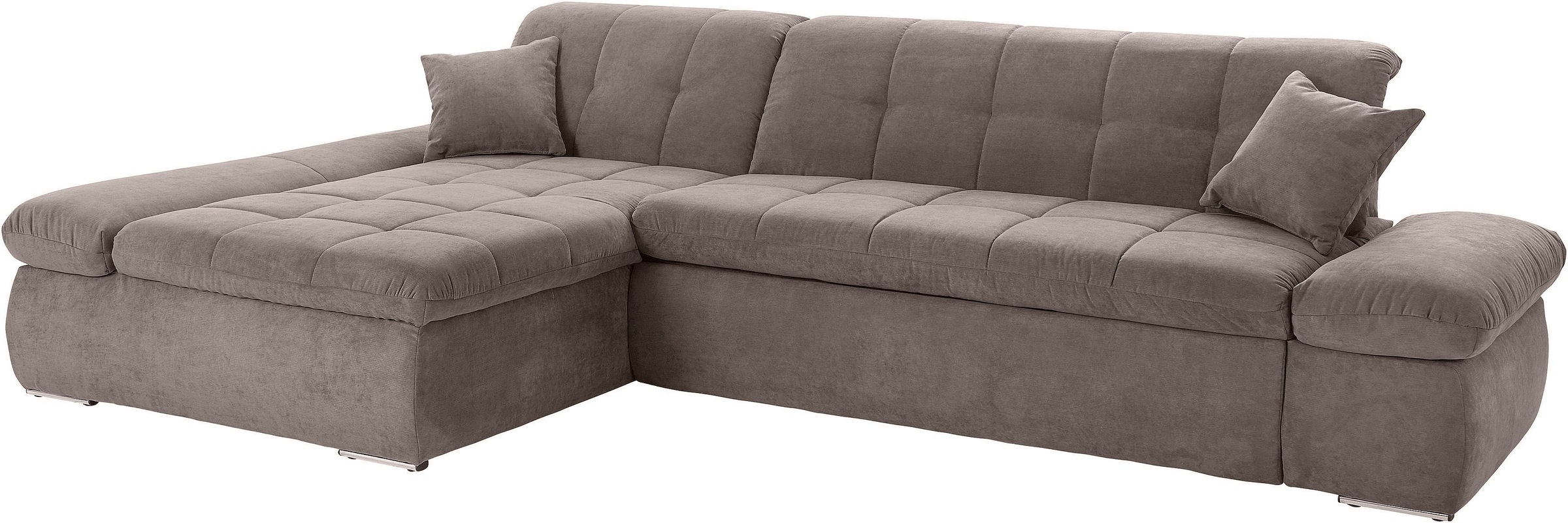DOMO collection Ecksofa »NMoric XXL, B/T/H: 300/172/80cm, L-Form« wahlweise günstig online kaufen