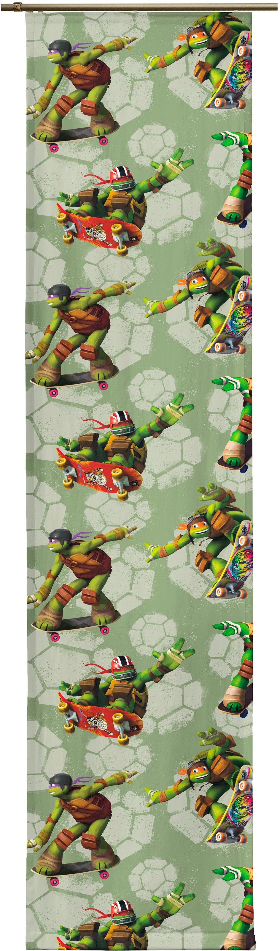 Wirth Schiebegardine »Turtles«, (1 St.), Nickelodeon