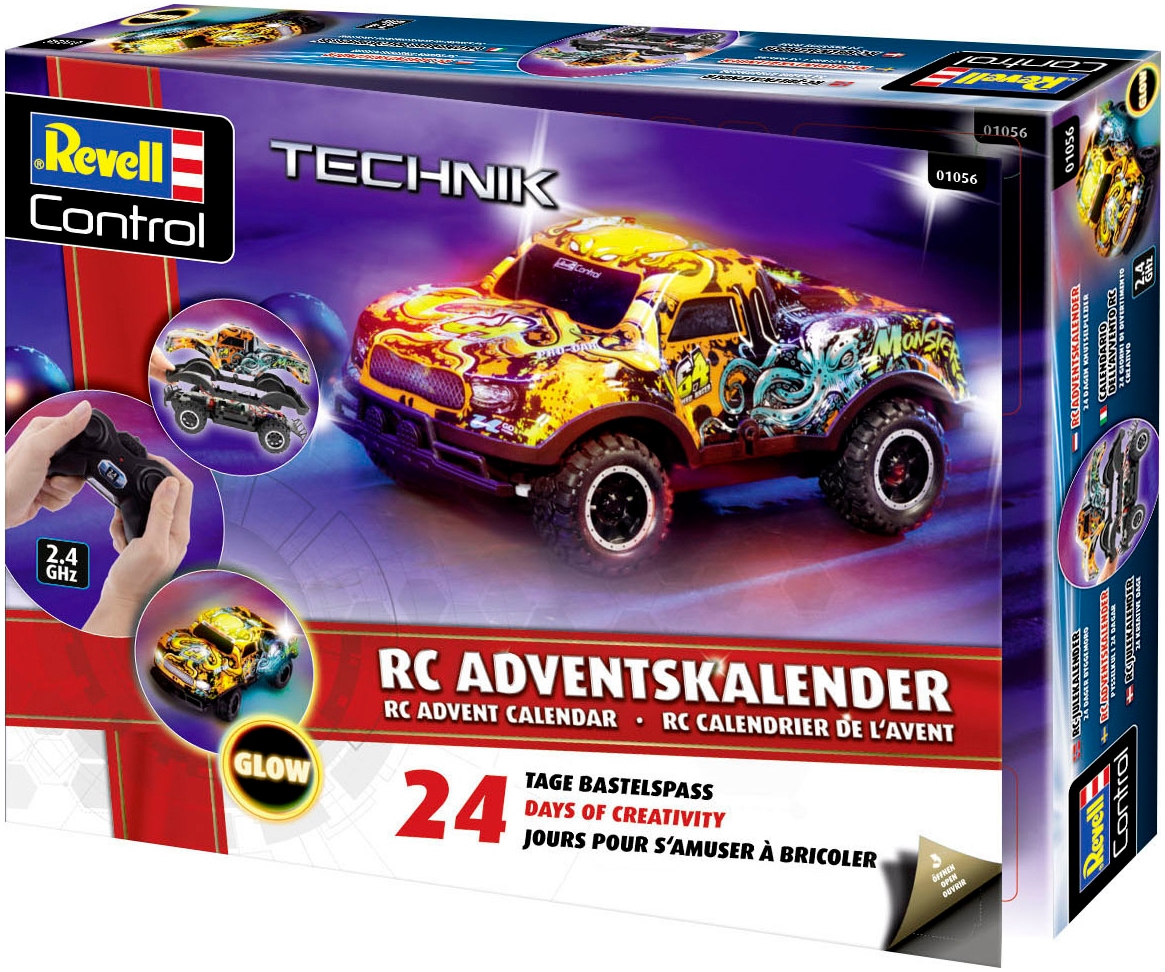 Revell® Spielzeug-Adventskalender »RC Christmas Driver«, ab 6 Jahren, mit beleuchteter Karosserie