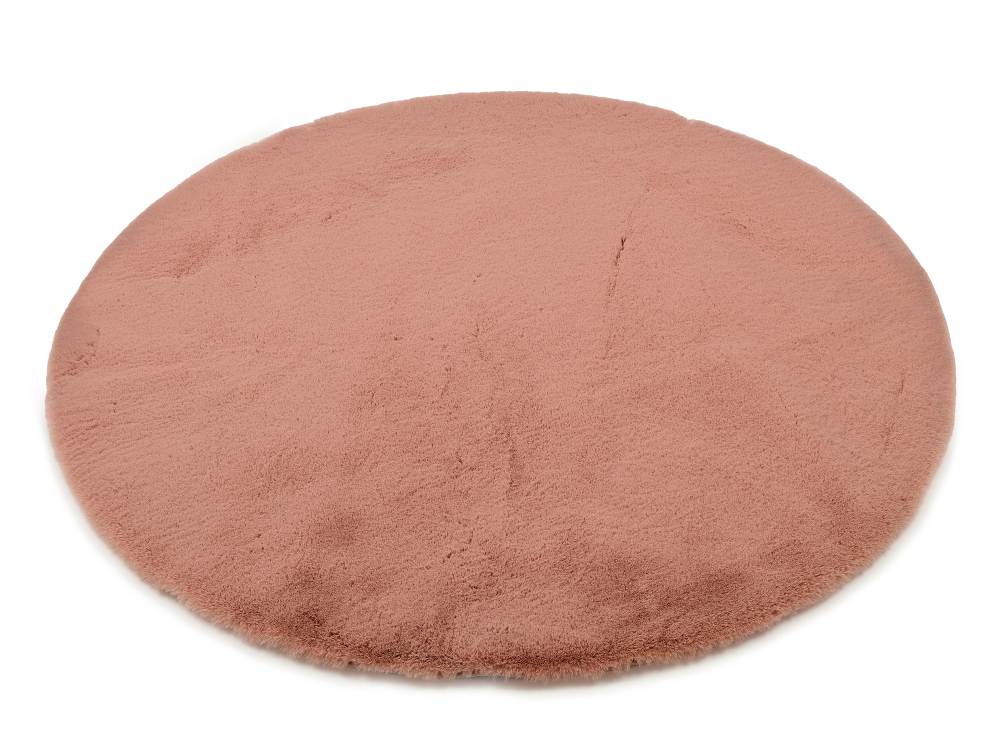 OCI DIE TEPPICHMARKE Teppich »ROCKY SOFT«, rund, 35 mm Höhe, Kunstfell, weich, kuschelig, maschinell gewebt, waschbar