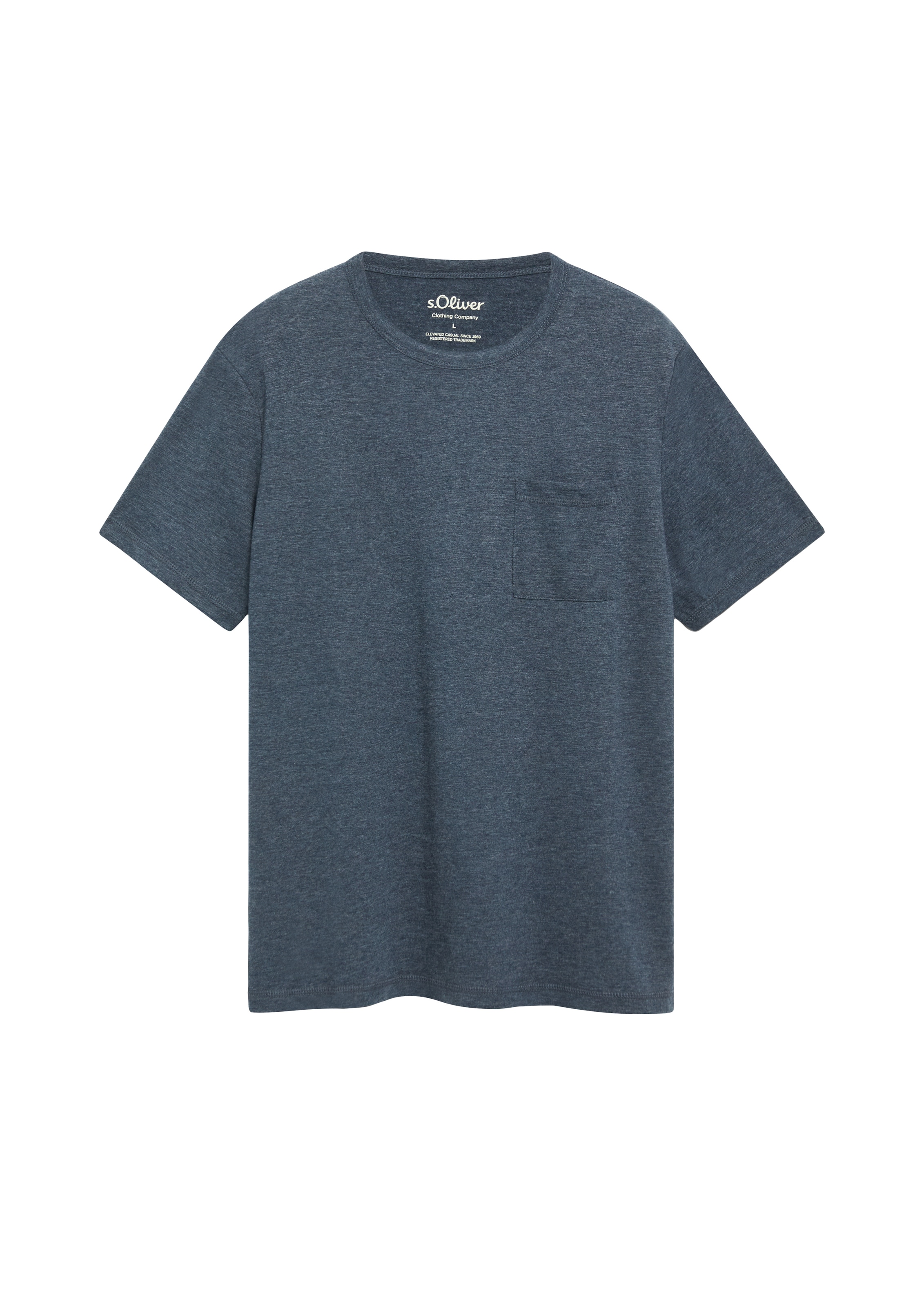 s.Oliver Kurzarmshirt Sommershirt - meliert