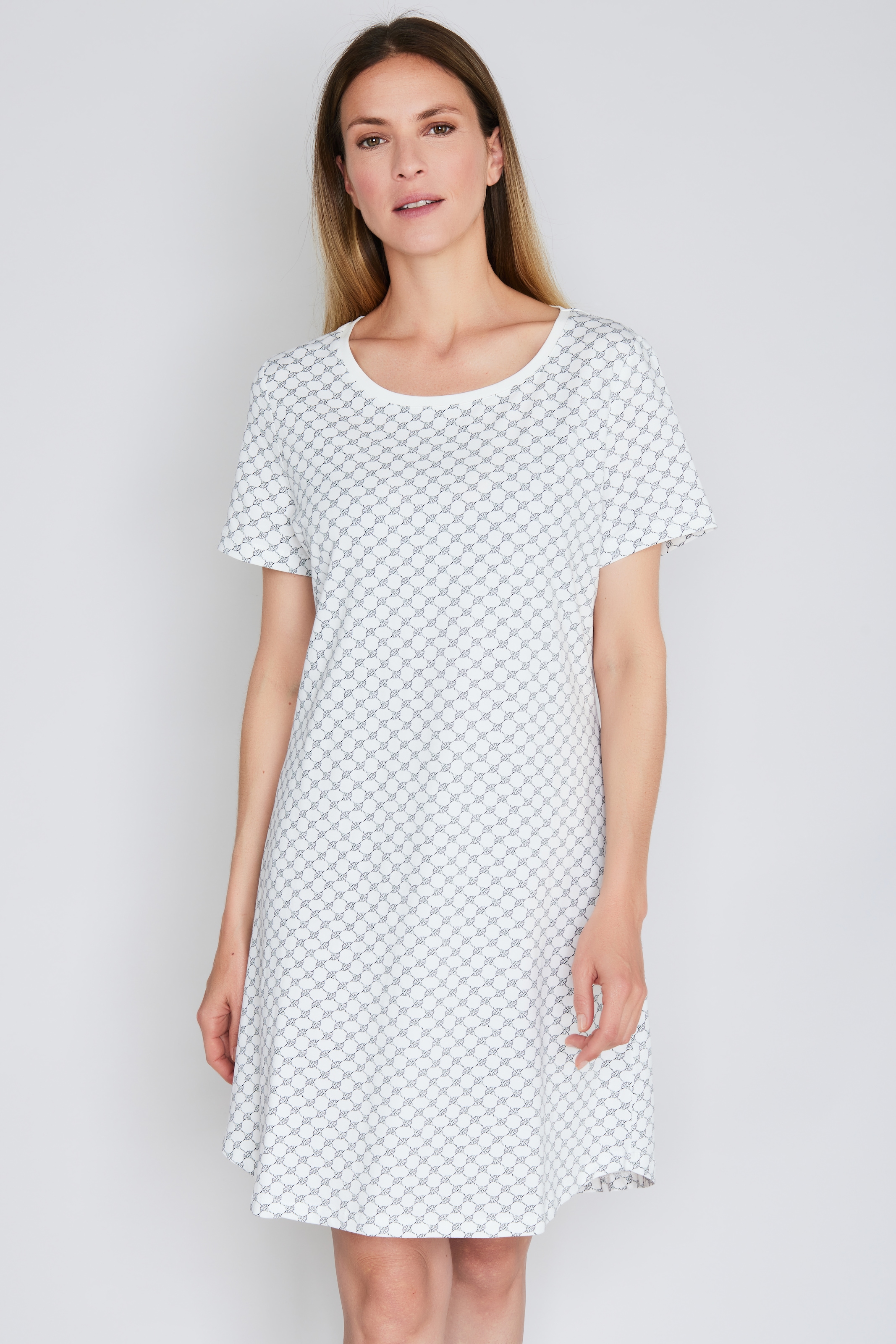 JOOP! Nachthemd »Cosy« Ohne Taschen mit Cornflower-Alloverprint