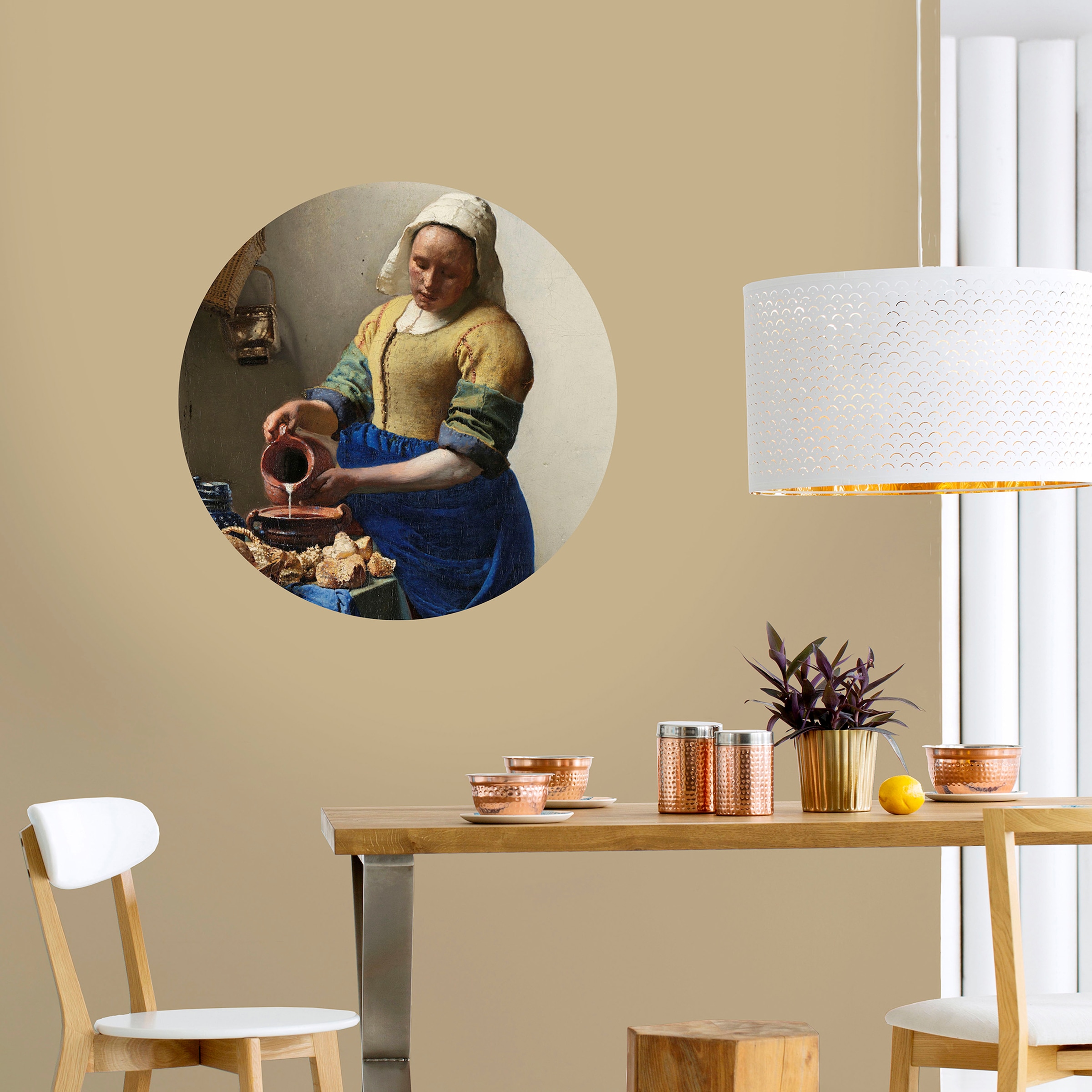 Art for the home Wandtattoo »Milchmädchen Vermeer«, (1 St.)