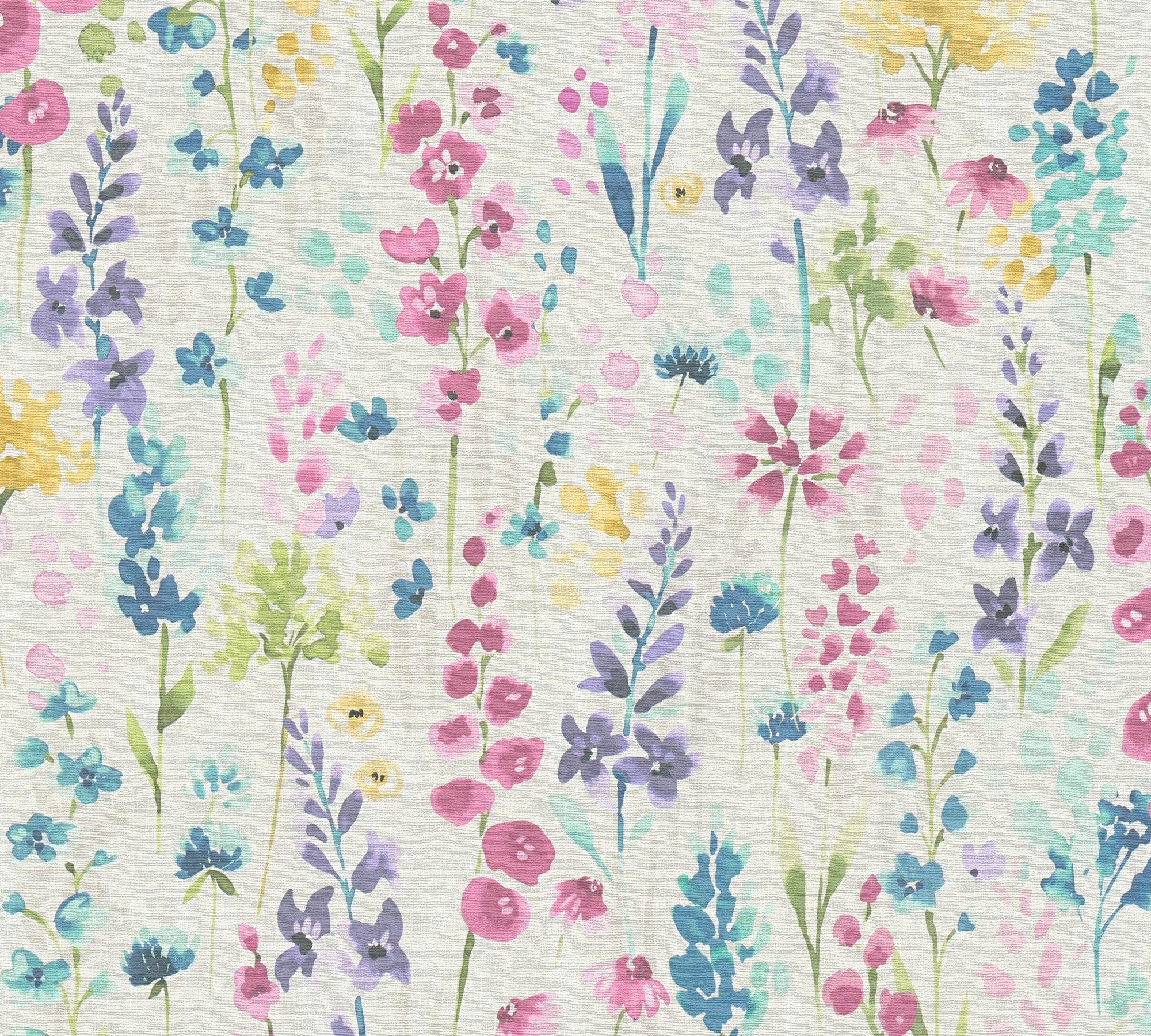 A.S. Création Vliestapete »Aquarell Dreams Blümchen-Tapete Mustertapete Blu günstig online kaufen