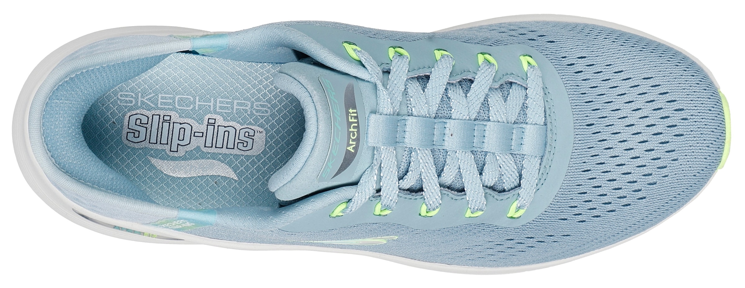 Skechers Slip-On Sneaker »ARCH FIT 2.0-EASY CHIC«, Schlupfschuh, Vegan mit elastischer Bungee Schnürung