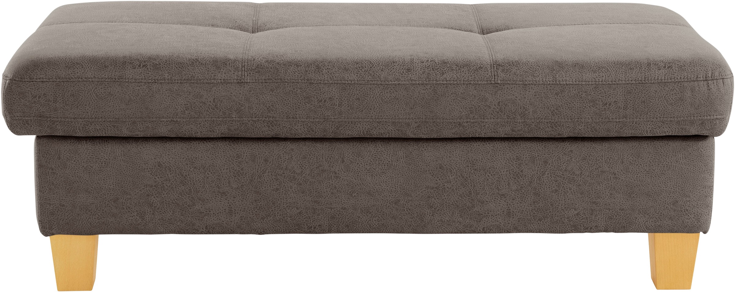 exxpo - sofa fashion Hocker »Enya Bankhocker mit Staufach unter der Sitzfläche«, schöne Detailverarbeitung
