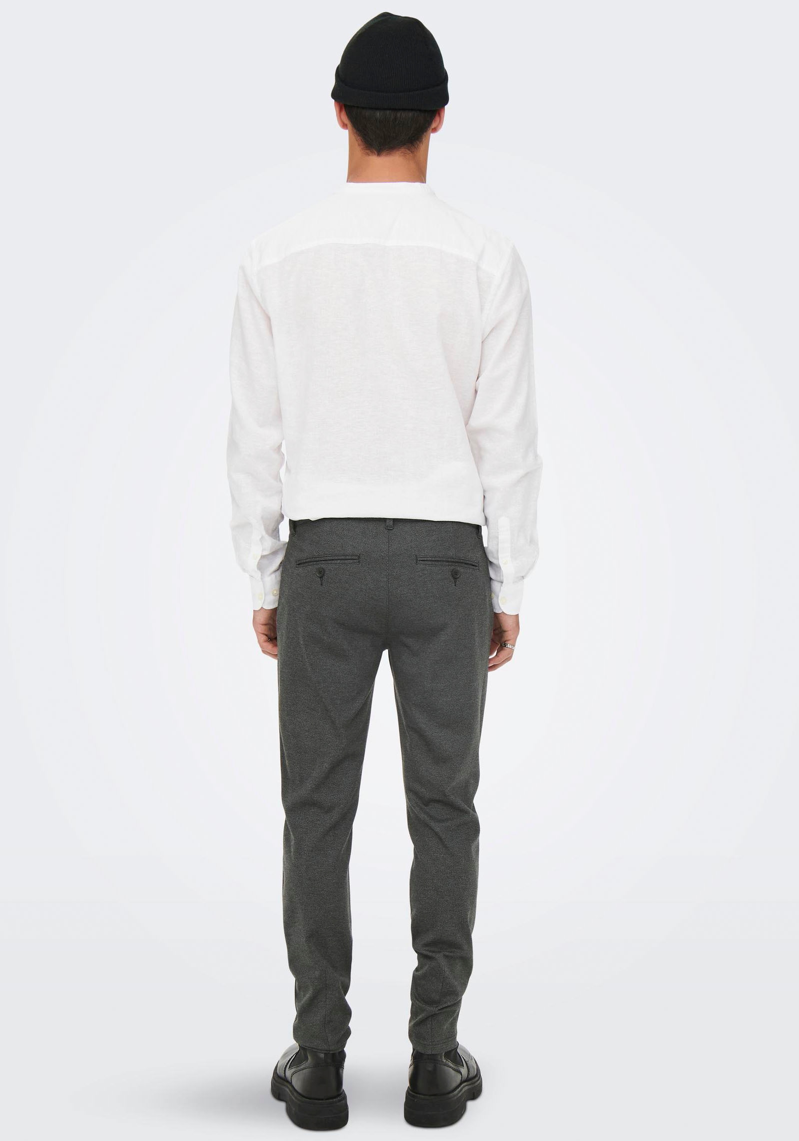 ONLY & SONS Stoffhose  mit leichtem Strukturmuster