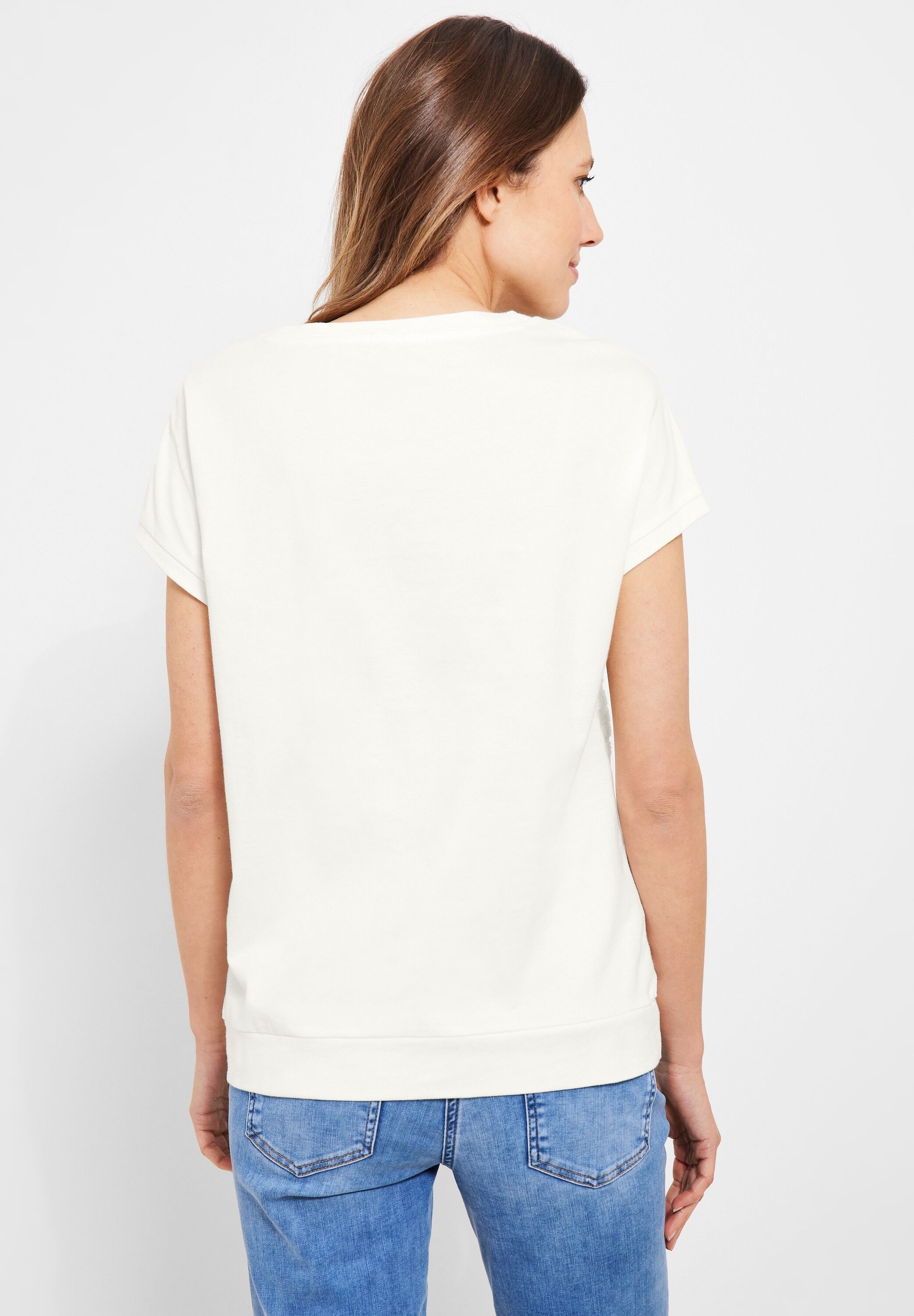 Cecil T-Shirt, aus kaufen reiner Baumwolle online