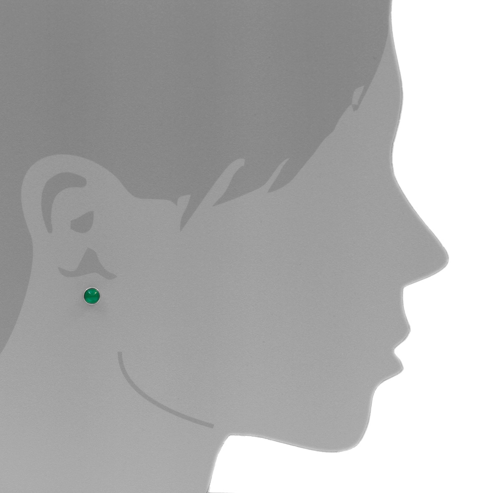 OSTSEE-SCHMUCK Paar Ohrstecker »Ostsee-Schmuck Ohrstecker Classic 6 mm Ohrstecker Classic 6 mm«, (2 tlg.)
