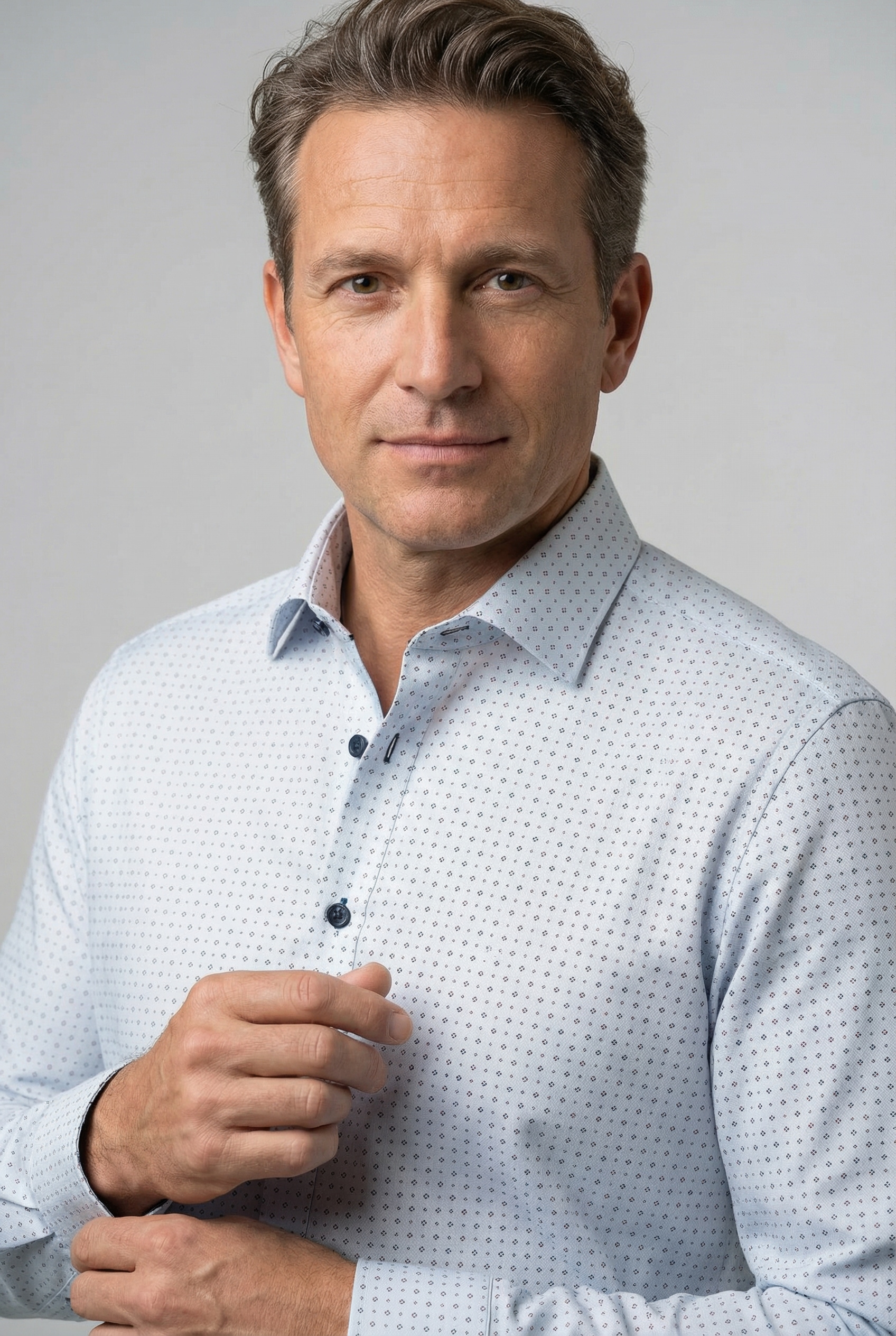 OLYMP Langarmhemd »Luxor« Businesshemd, comfort fit, Under-Button-down-Kragen