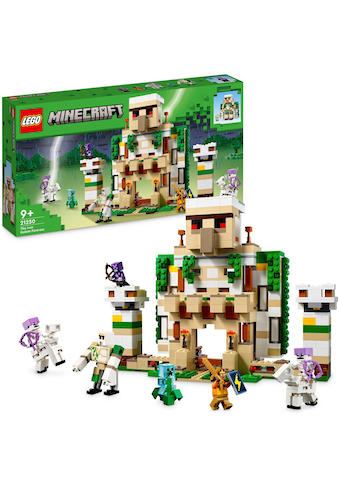 Konstruktionsspielsteine »Die Eisengolem-Festung (21250), LEGO® Minecraft«, (868 St.)