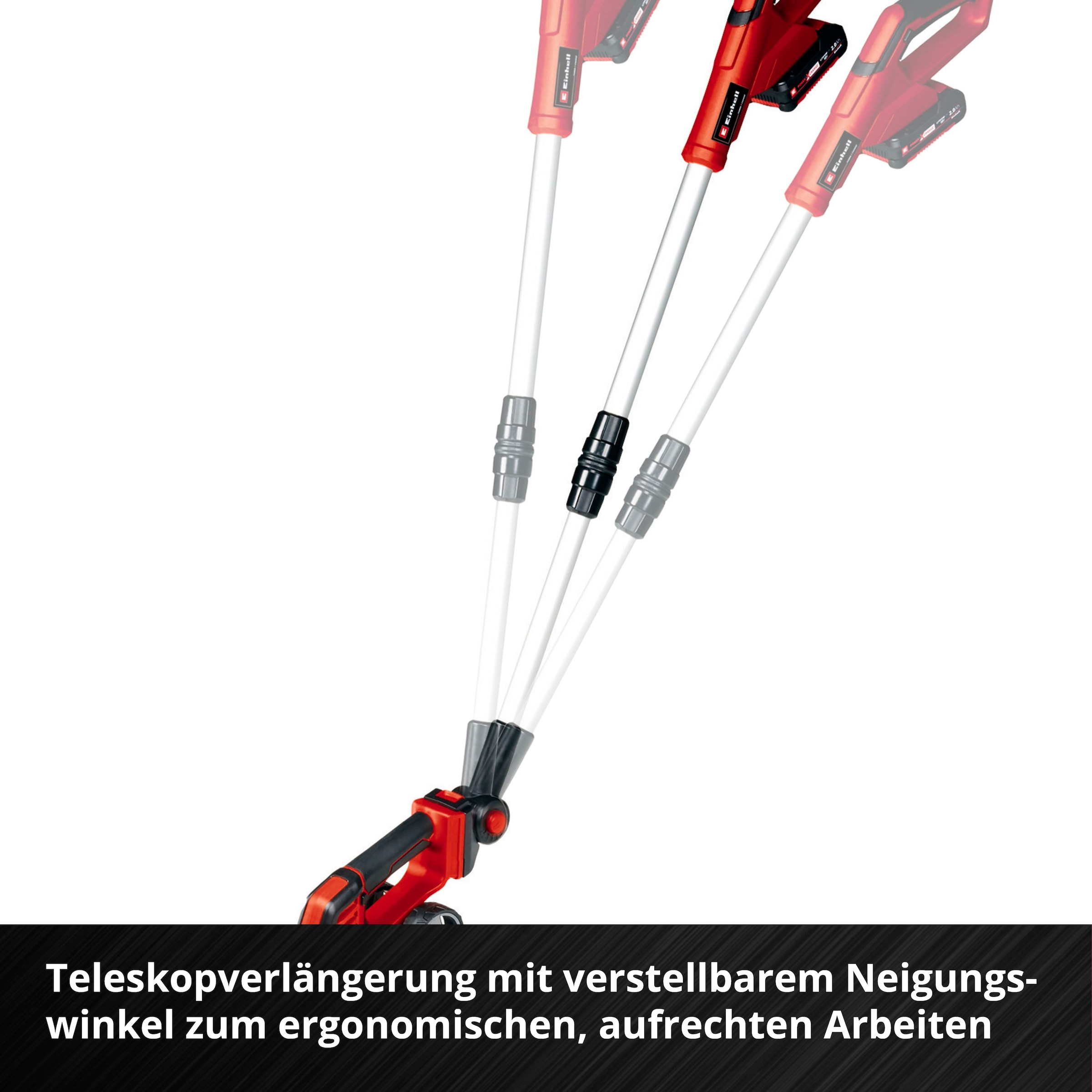 Einhell Akku-Gras- und Strauchscherenset, ohne Akku und Ladegerät