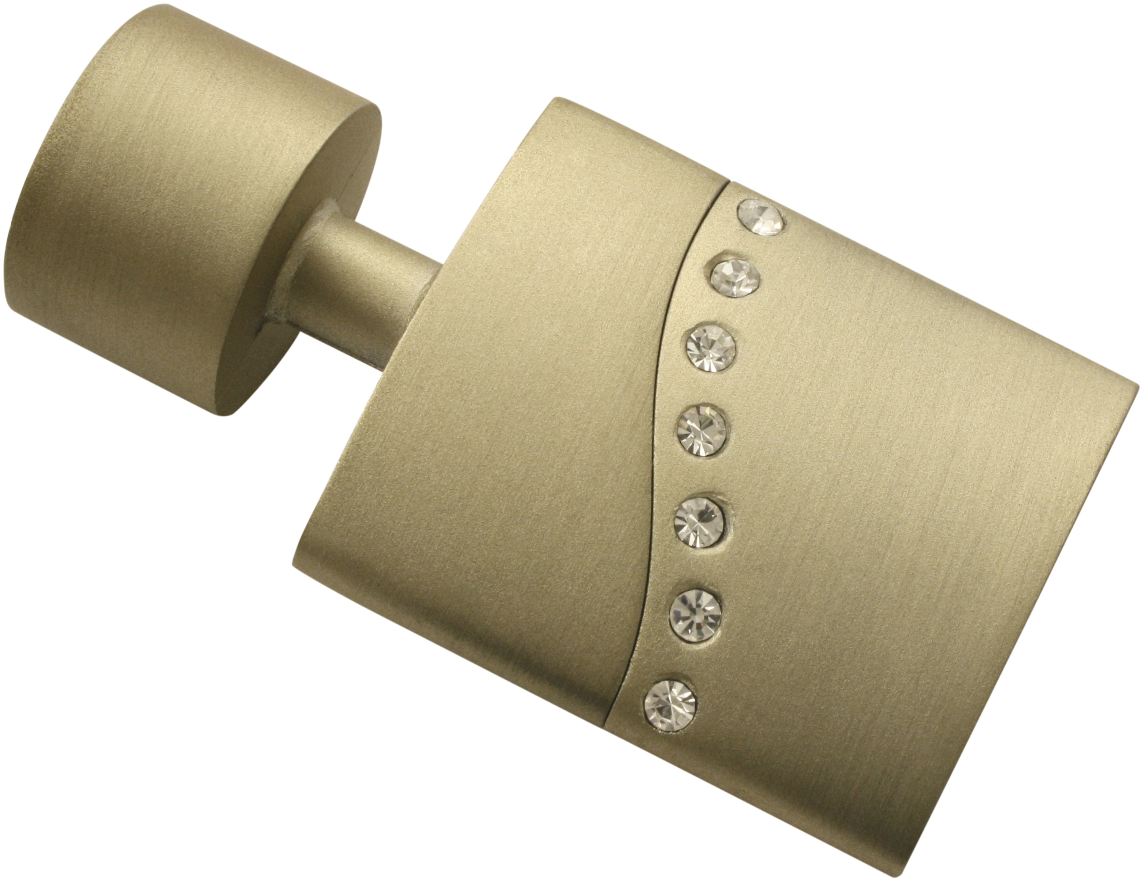 GARDINIA Gardinenstangen-Endstück »Flat« Serie Gardinenstange Kira