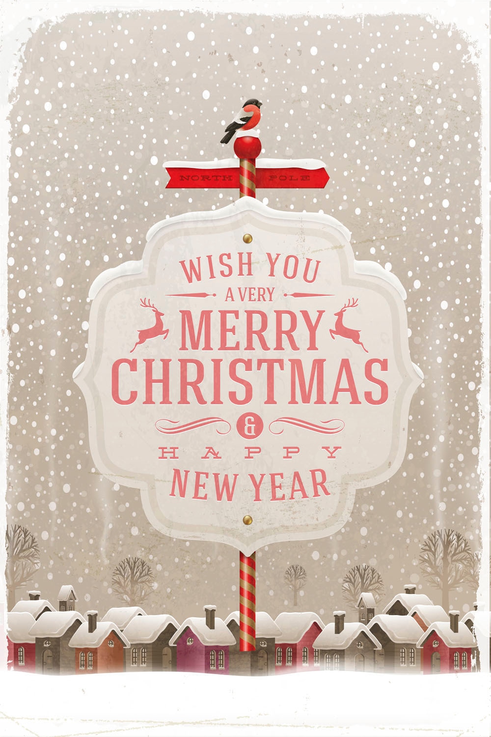 queence Metallbild »Very Merry Christmas«, Schriftzüge-Schriftzug-Sprüche-Sprüche & Texte-Weihnachten-Schneeflocken, (1 St.), Stahlschild, Blechschild, Sprüche, Texte, Weihnachten