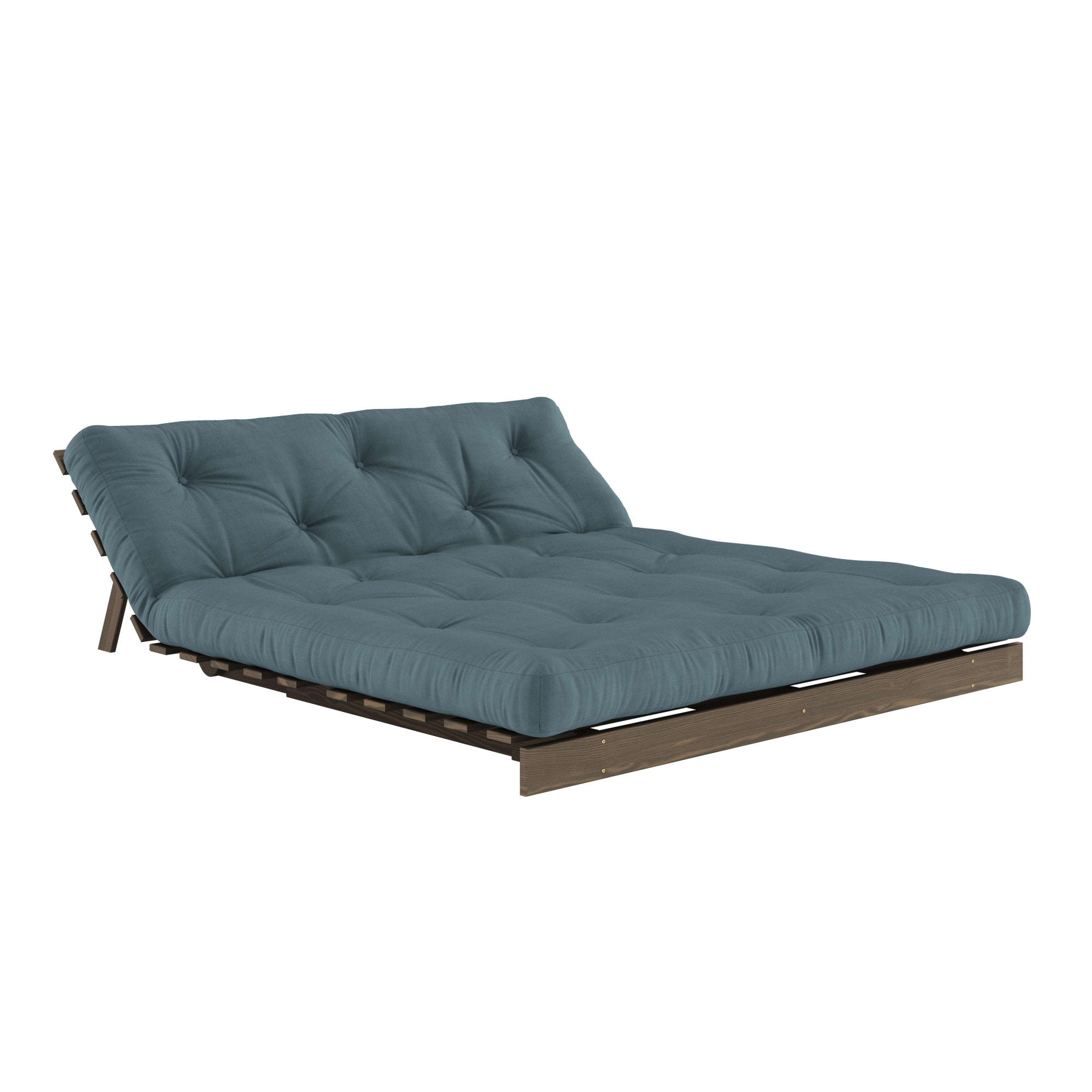Karup Design Schlafsofa »Roots 160 Schlafsofa, Gästebett, Sofa mit Futonmatratze«, (2 St.), Inkl. Futonmatratze, Liegefläche 160x200 cm, FSC® zertifizierte Kiefer