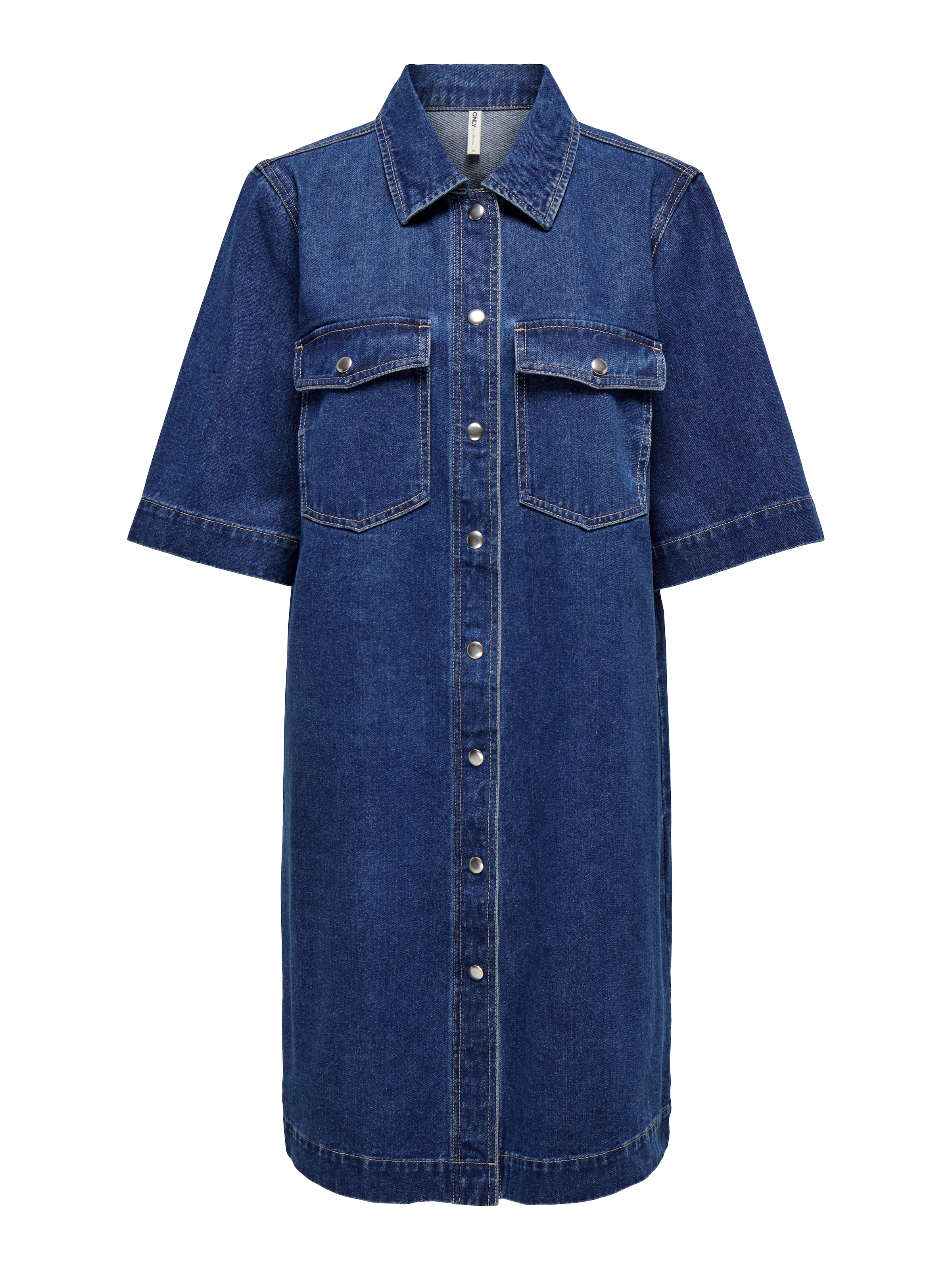 ONLY Jeanskleid »ONLBELLE S/S BUTTON DRESS DNM GUA NOOS«