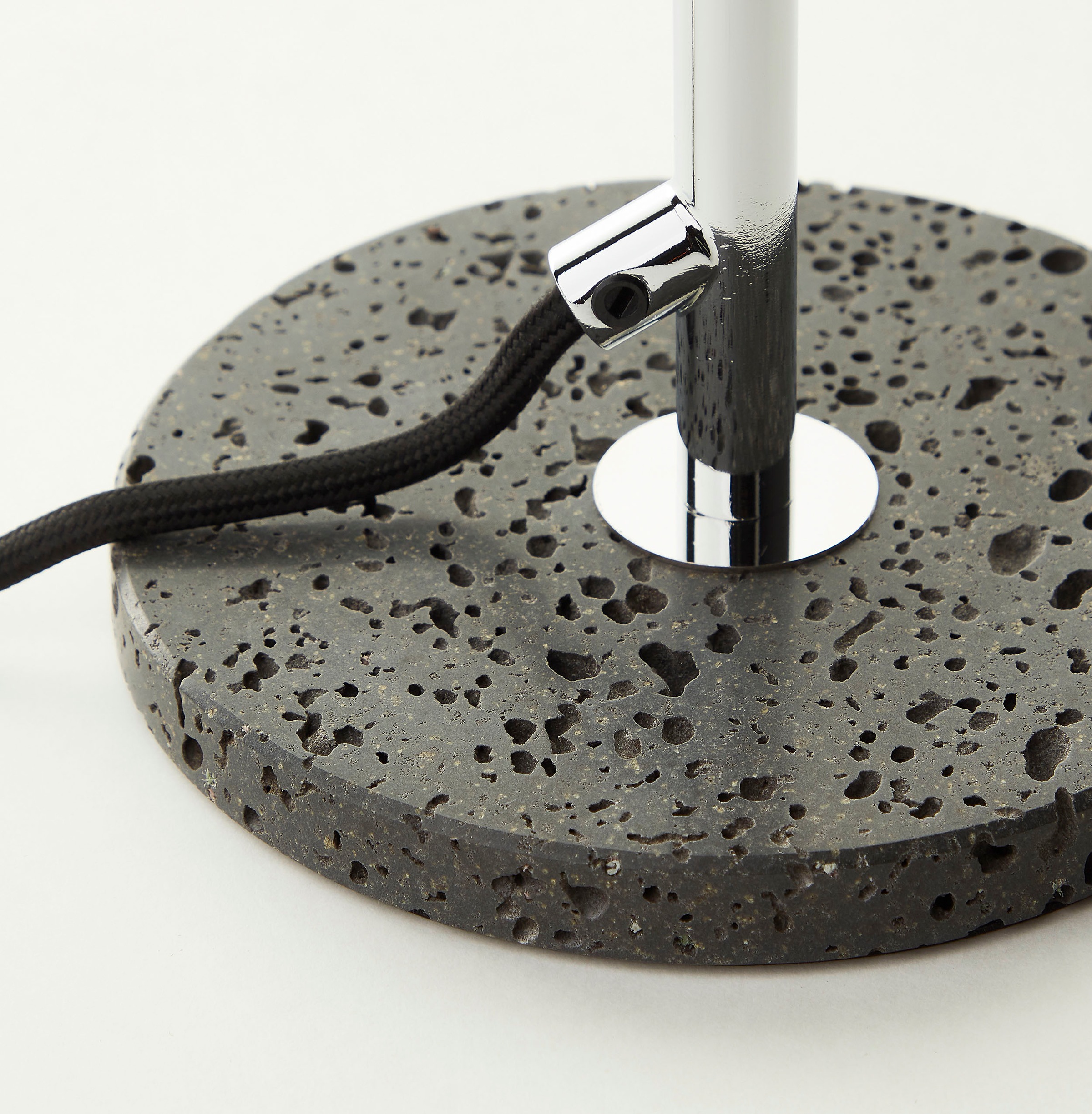 LeGer Home by Lena Gercke Tischleuchte »Linnea Pilz Lampe - Travertin Steinfuß«, Leuchtmittel E14 | ohne Leuchtmittel, Pilzleuchte, Tischlampe, Höhe 35,5 cm, Naturstein, Pilzlampe
