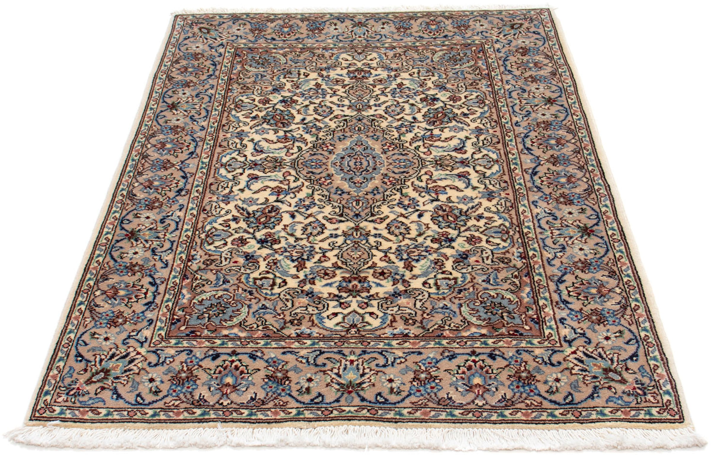 morgenland Orientteppich »Perser - Keshan - 147 x 98 cm - beige«, rechtecki günstig online kaufen