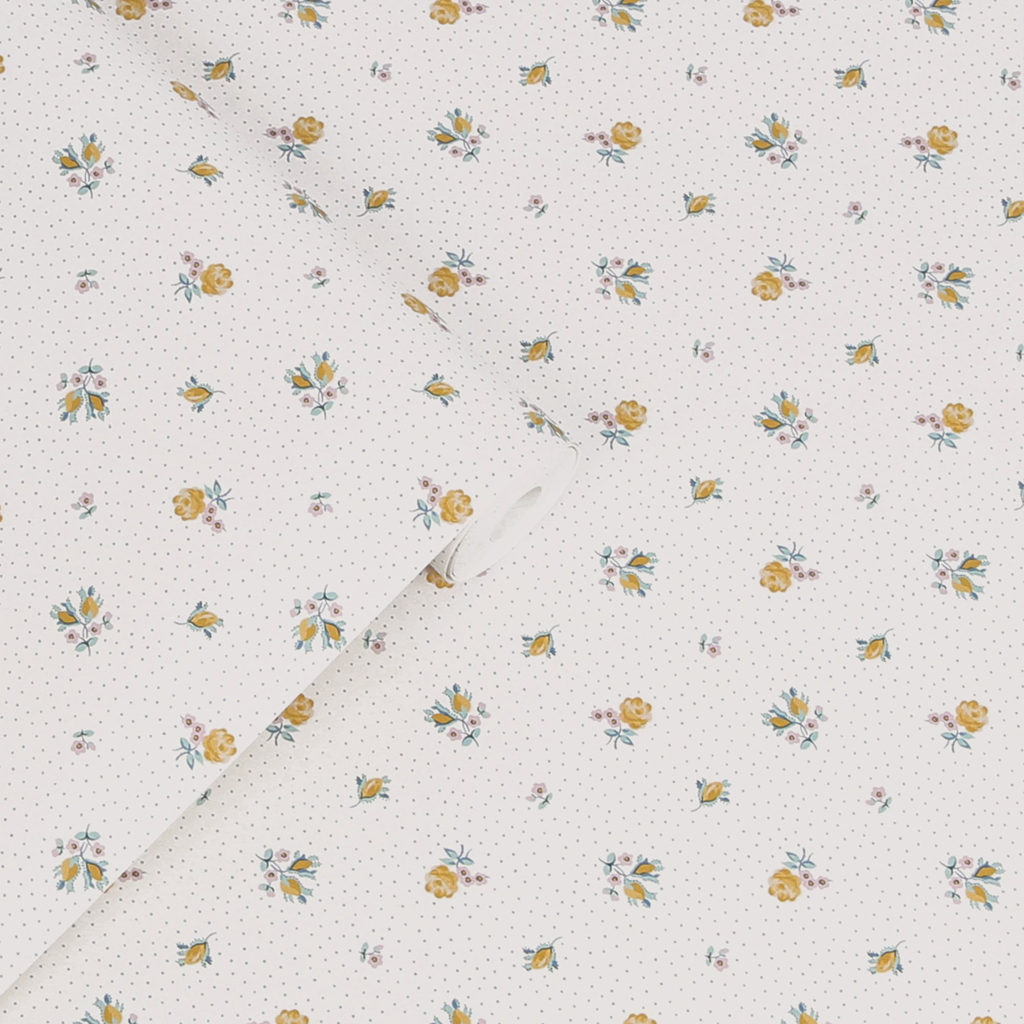 LAURA ASHLEY Vliestapete »ClaudiaÃƒÂ¢Ã¢â€šÂ¬Ã¢â€žÂ¢s Friend« geblümt glatt 10mx52cm (ca. 5m2)