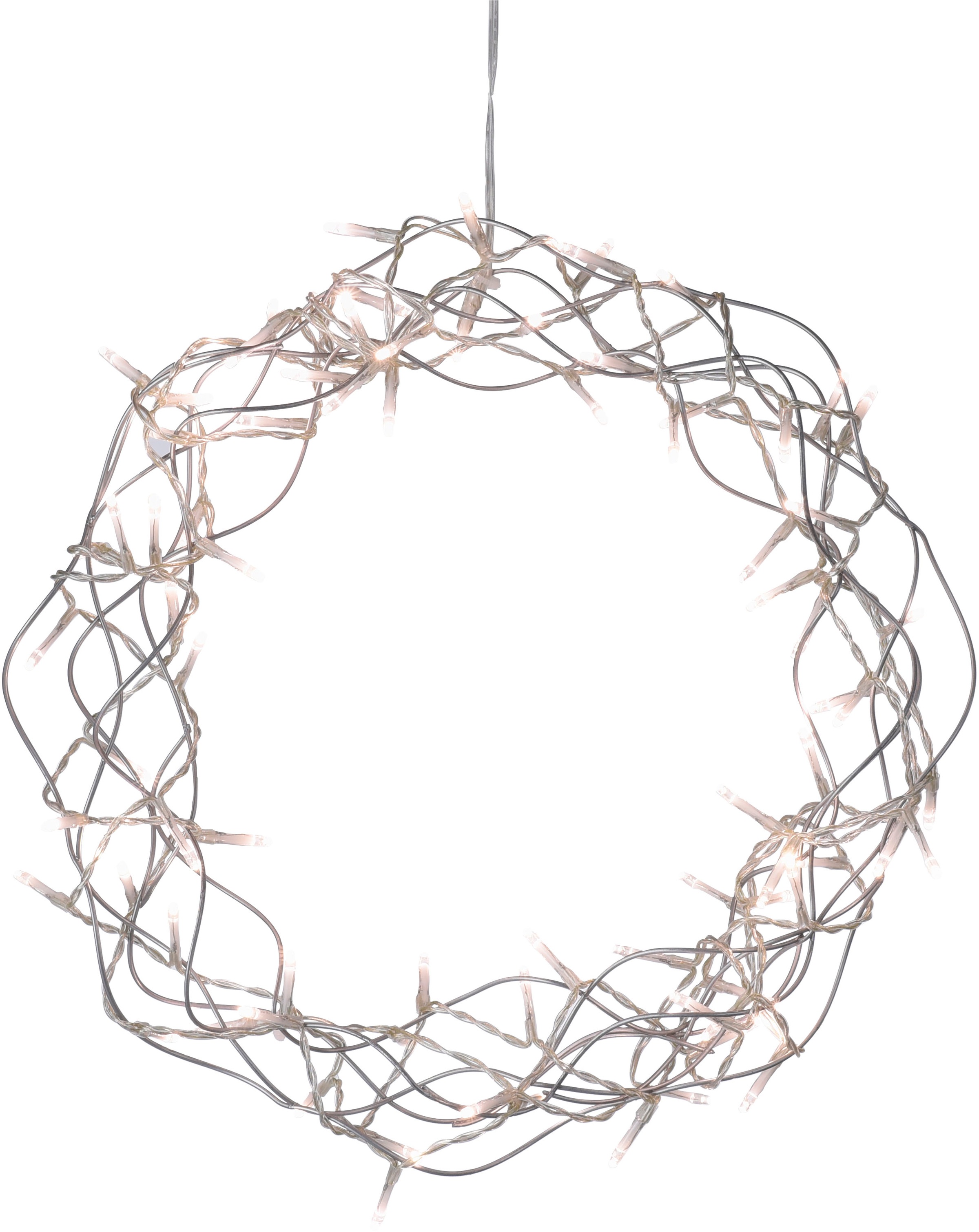 Leuchten Direkt LED Dekolicht »Dekokranz, Ø ca. 30 cm«, mit LED Beleuchtung, IP44
