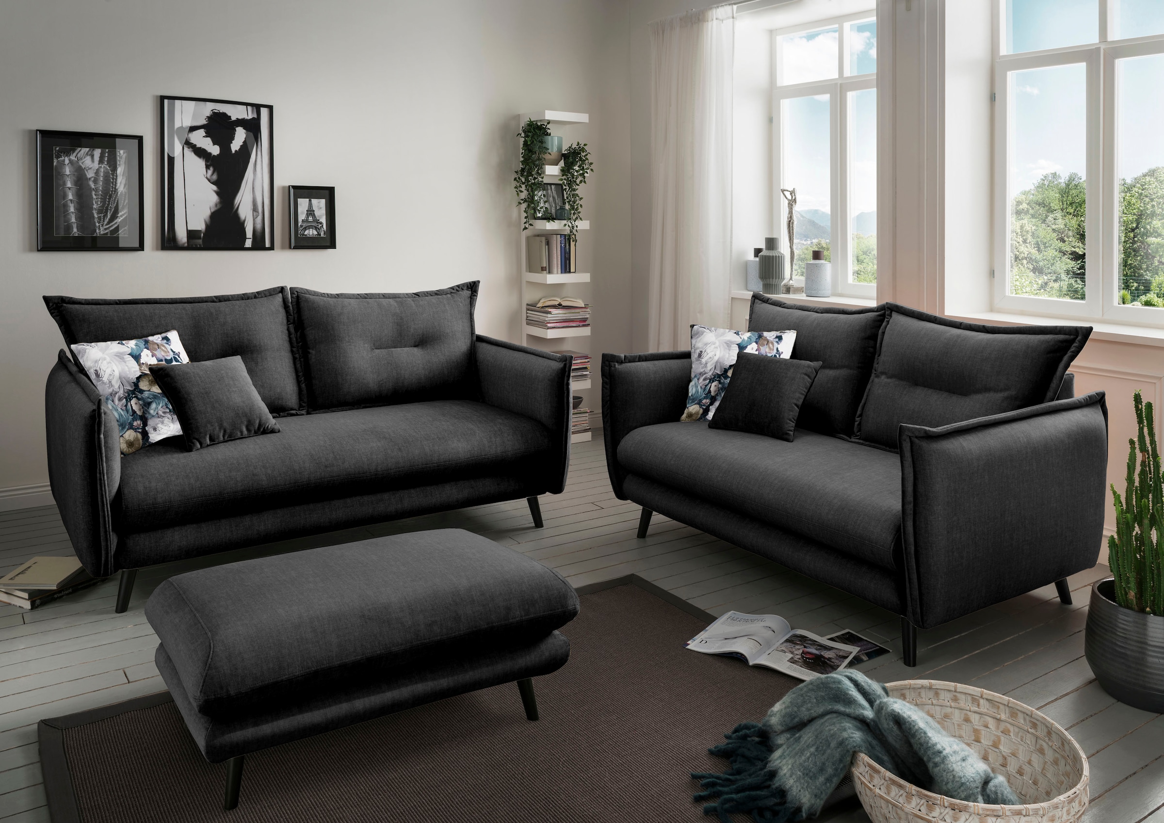 INOSIGN Polsterhocker »Lazio« passende Polsterecke erhältlich, 