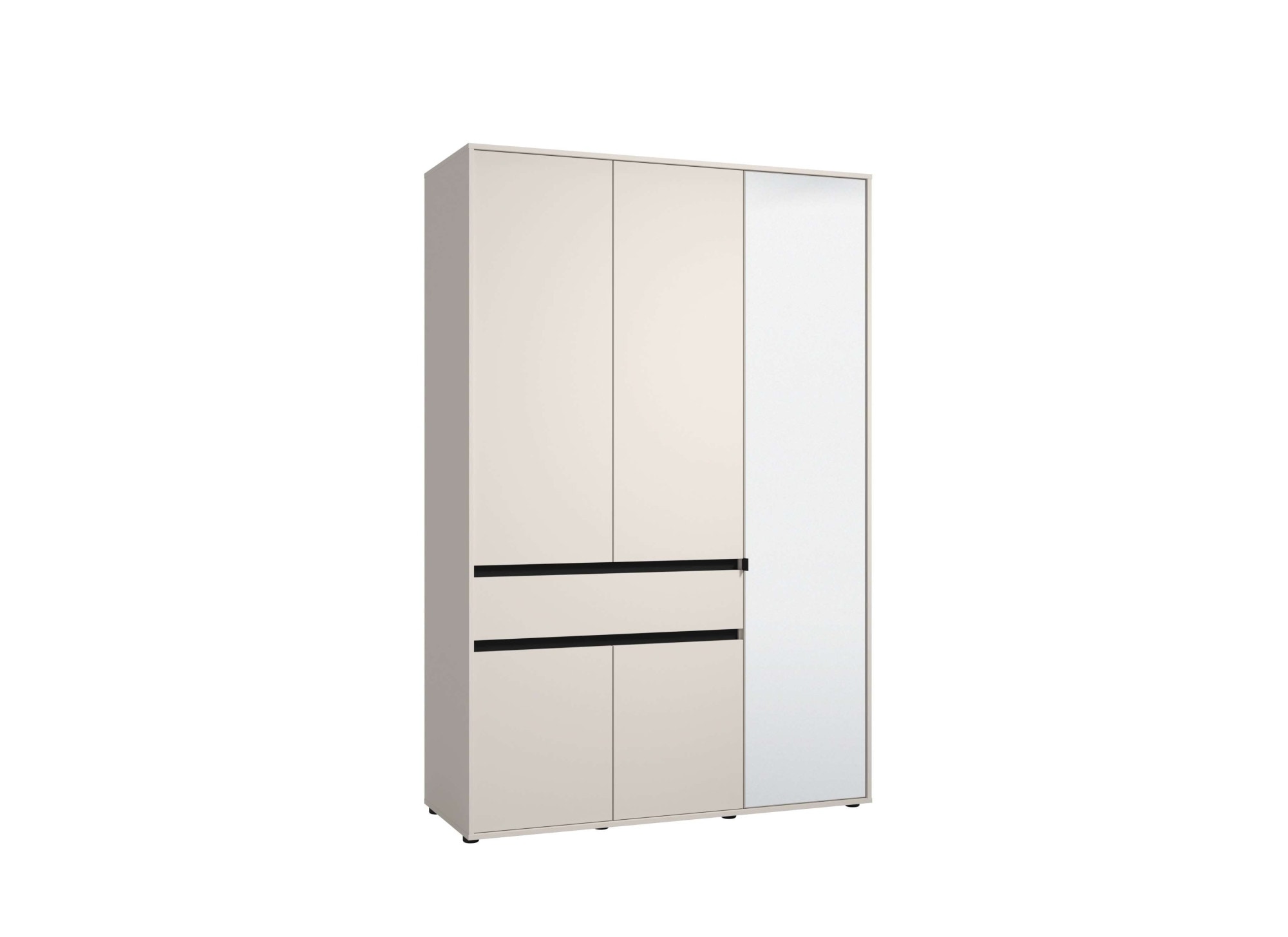INOSIGN Kleiderschrank »Corbett, grifflose Optik, FSC-zertifziert, Made in Europe«, (138 oder 182,5cm breit, 211cm hoch und 54,5cm tief), mit Spiegel, 1 Schublade und Innenausstattung