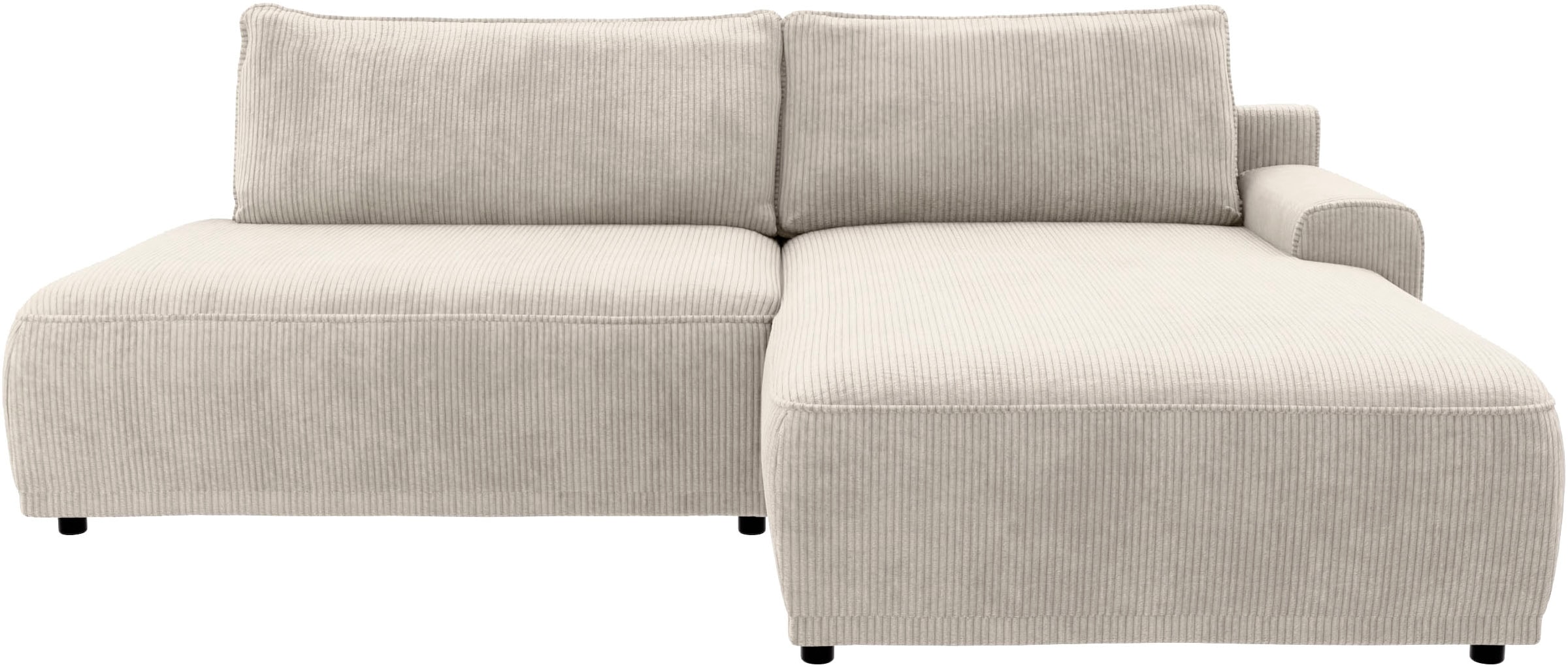 TRENDMANUFAKTUR Ecksofa »Fordon II, Schlafsofa mit Bettkasten, Couch in L-F günstig online kaufen