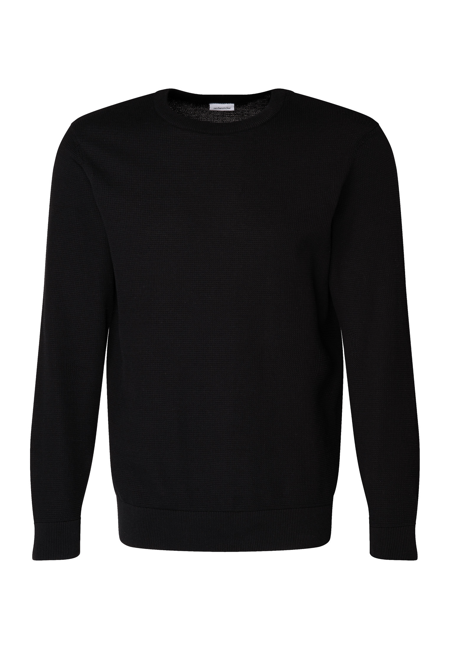 seidensticker Strickpullover »Schwarze Rose«, 1/1 Rundhals