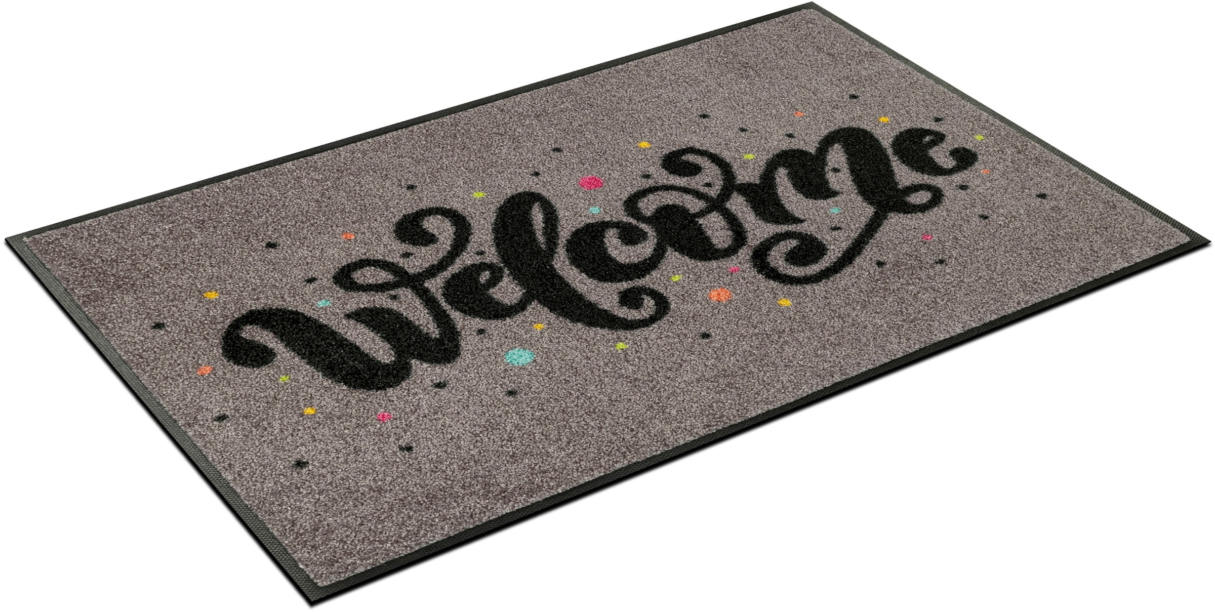 schnell Fußmatte bestellen rechteckig bequem und »Welcome Kleen-Tex by Confetti«, wash+dry
