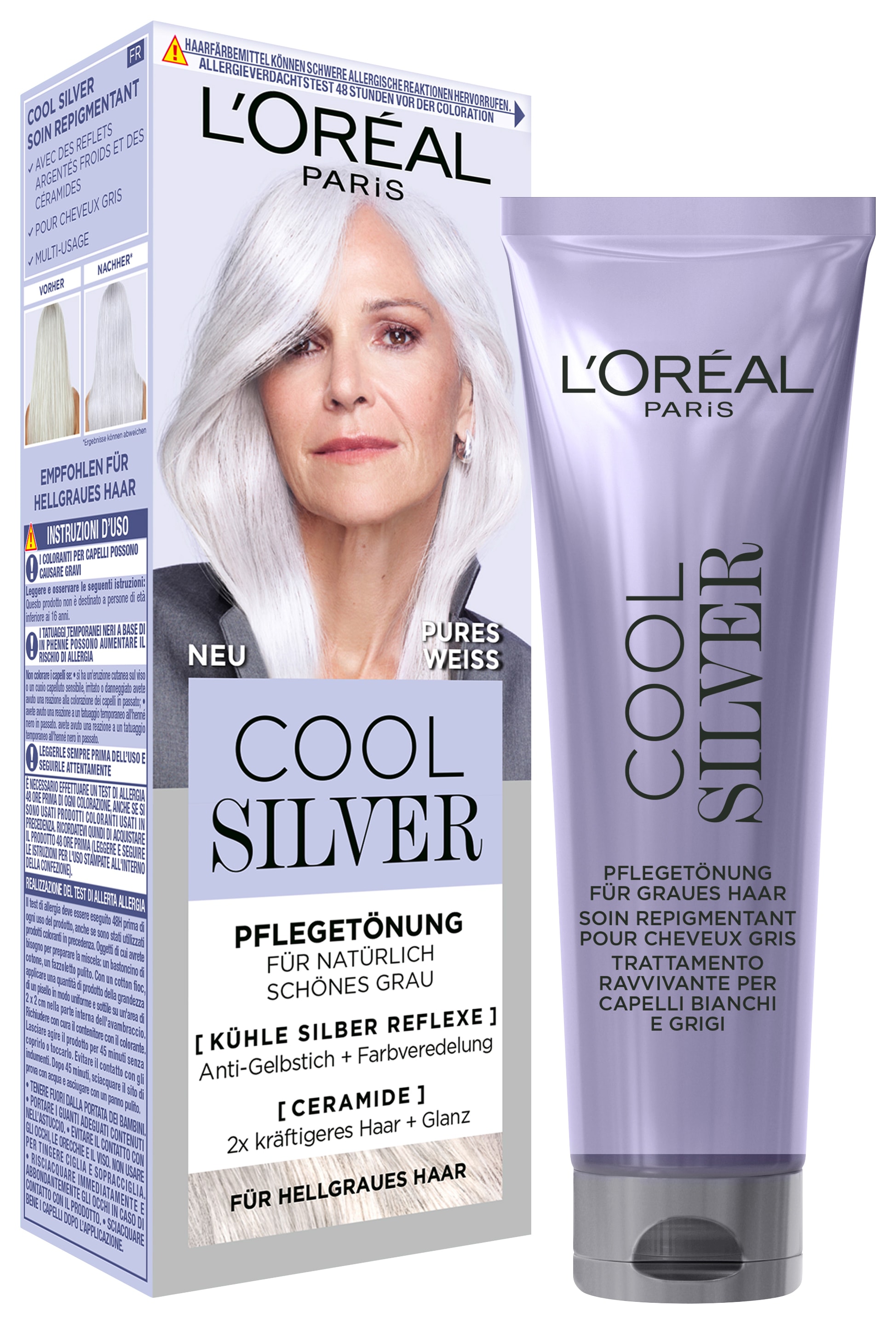 L'ORÉAL PARIS Coloration »L'Oréal Paris Cool Silver Pflegetönung«