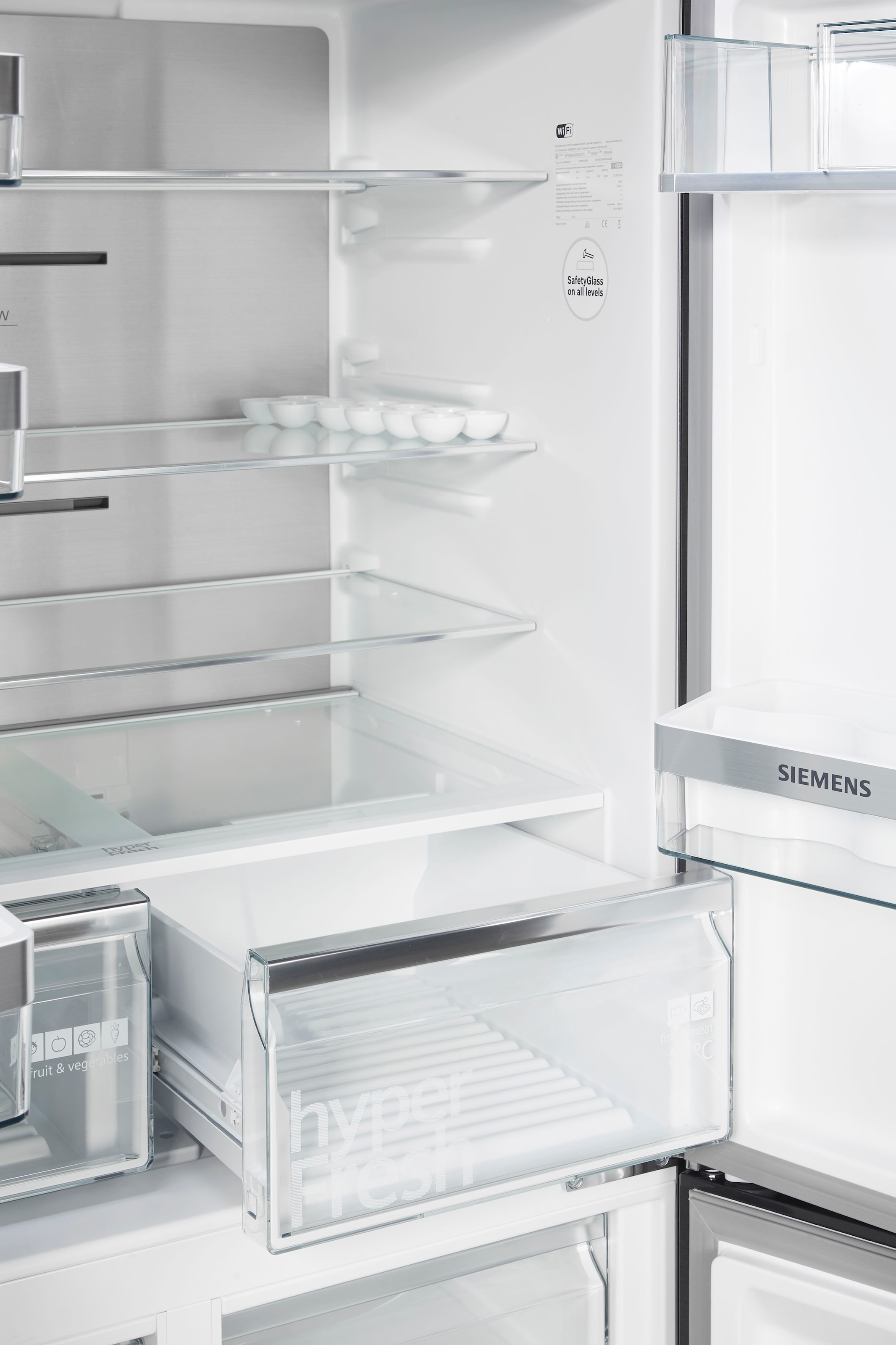 SIEMENS Multi Door iQ500 »KF96NAXEA«, noFrost für ein frostfreies Gefrierfach