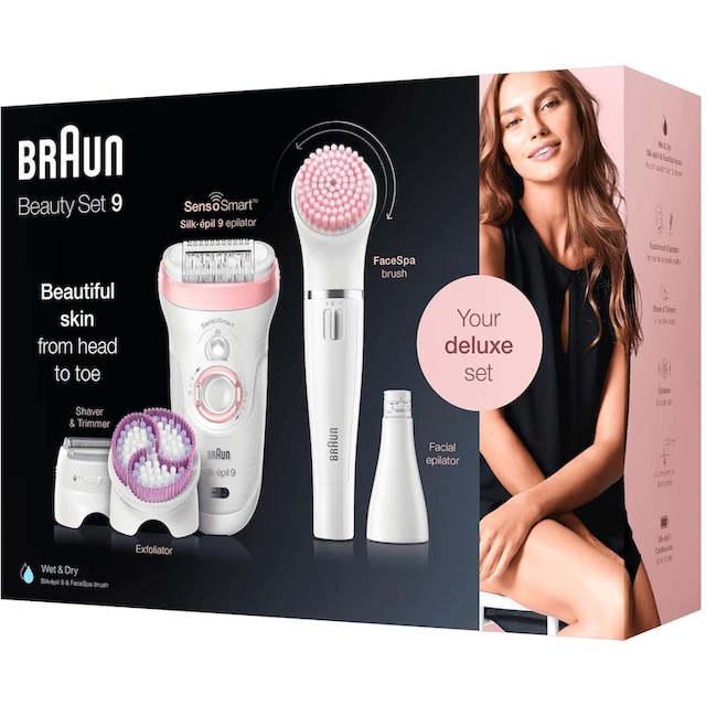 Braun Epilierer »Silk-épil 9 9-975 6-in-1«, Kabellose Wet&Dry  Haarentfernung 6-in-1 Epilierer für Gesicht & Körper im Online-Shop  bestellen