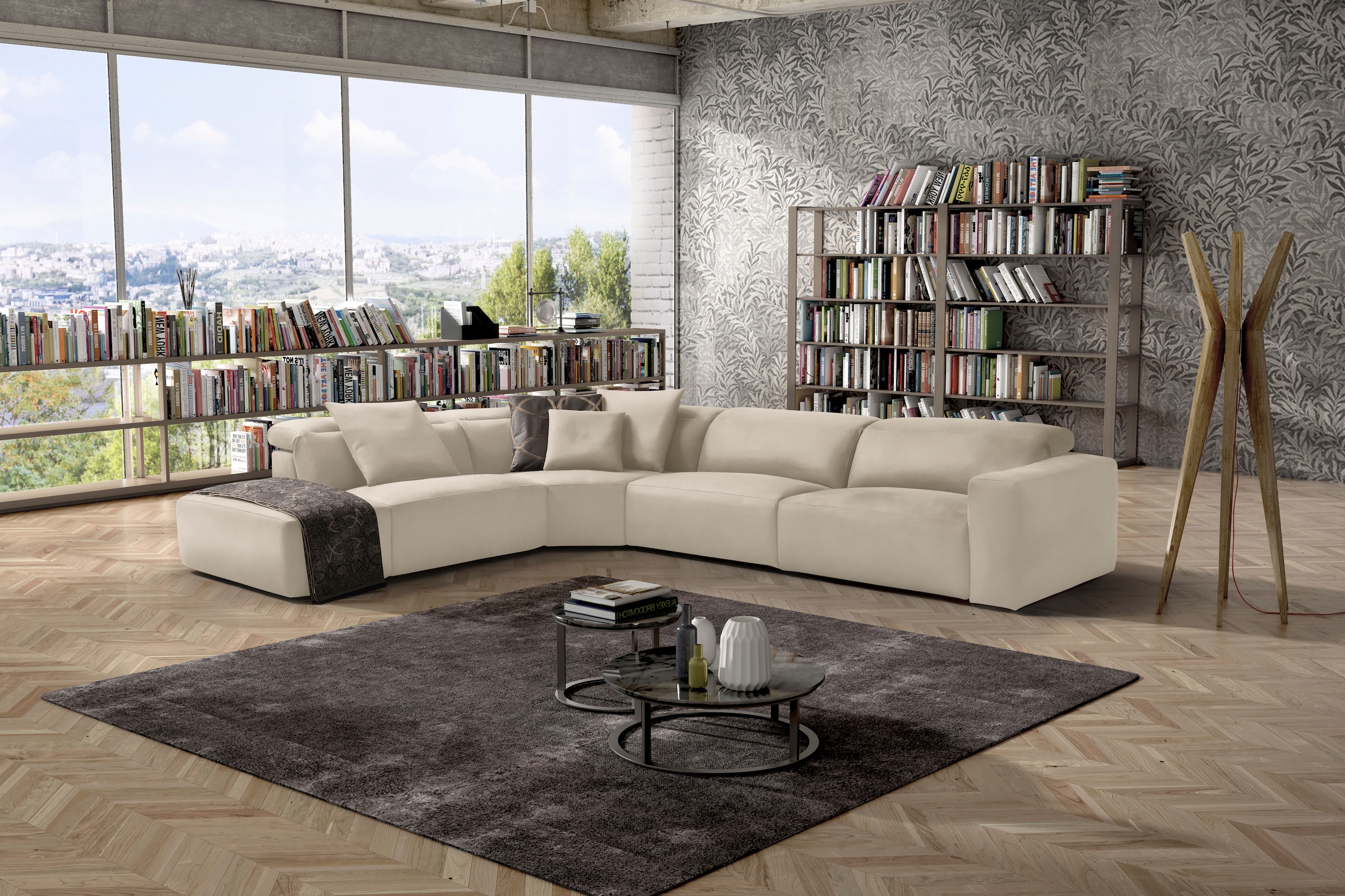 Egoitaliano Ecksofa »Beverly, extravangantes Designsofa mit erstklassigem S günstig online kaufen