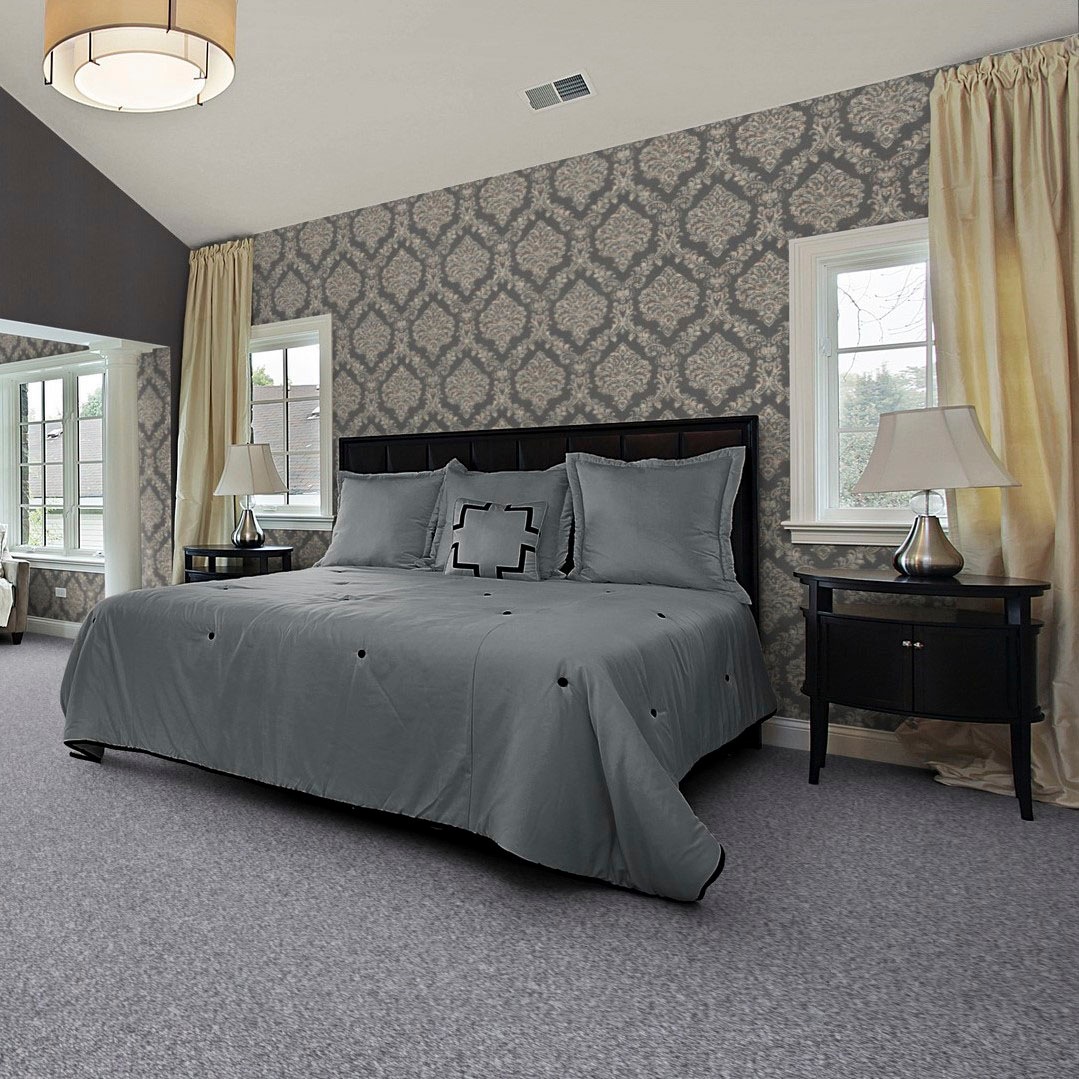 Bodenmeister Teppichboden »Baltic, Schlinge - meliert, Made in Belgium«, rechteckig, 5 mm Höhe, Wohnzimmer, Schlafzimmer, Kinderzimmer, Breite 400/500 cm