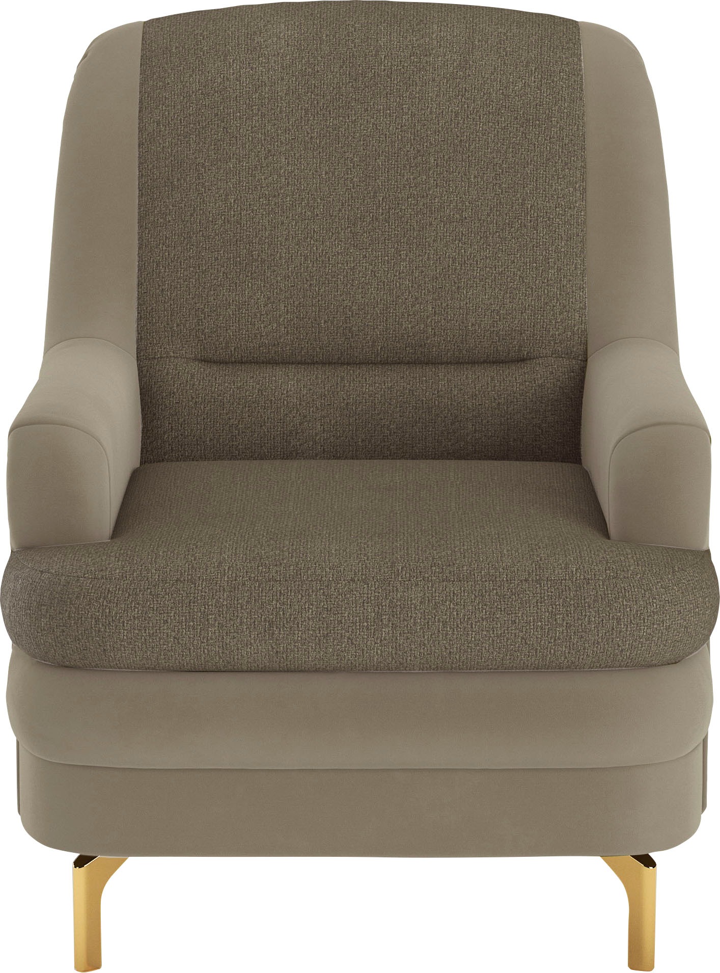 sit&more Sessel »Orient«, inkl. 1 Zierkissen mit Strass-Stein, goldfabene M günstig online kaufen
