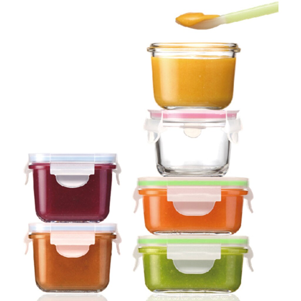 Glasslock Frischhaltedose »Baby Meal«, (Set, 8 tlg.)