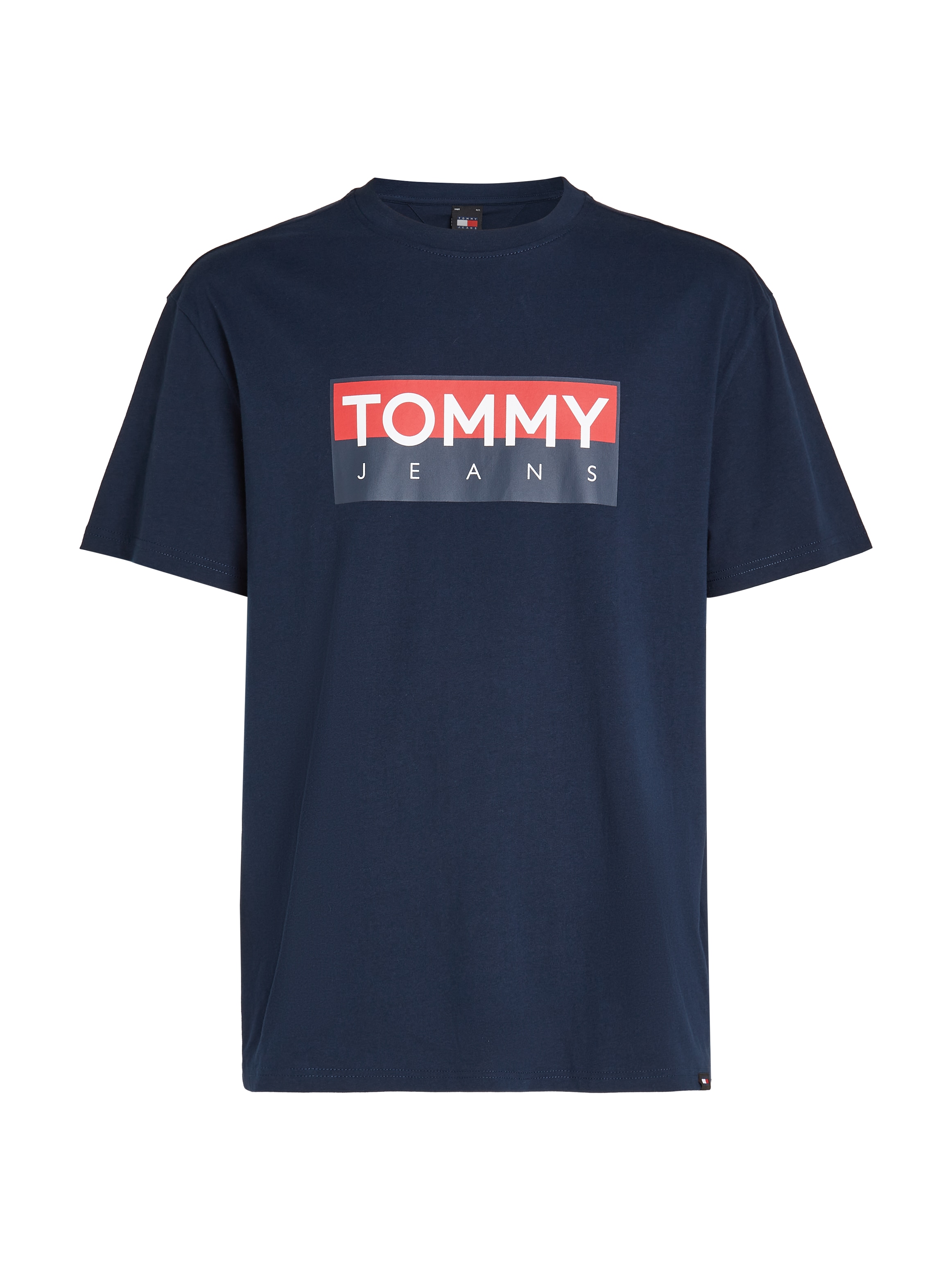 Tommy Jeans Kurzarmshirt »TJM REG RWB TOMMY ENTRY TEE EXT«, Mit Markenlogo bedruckt