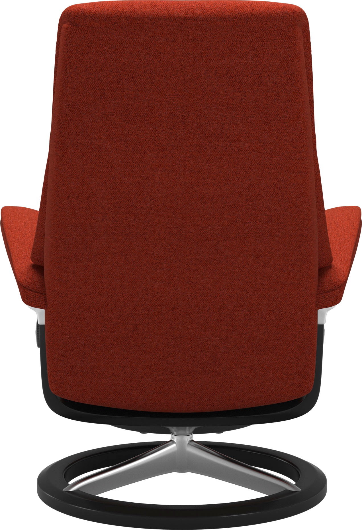 Stressless® Relaxsessel »View«, (Set, Relaxsessel mit Hocker), mit Signature Base, Größe M,Gestell Schwarz