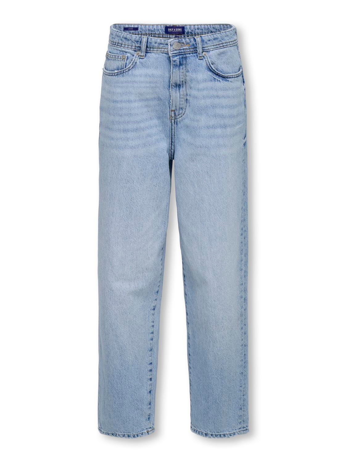 ONLY & SONS junior Loose-fit-Jeans »OSJFADE LOOSE LB 5011 TAI DNM NOOS« Baumwolle, loose fit