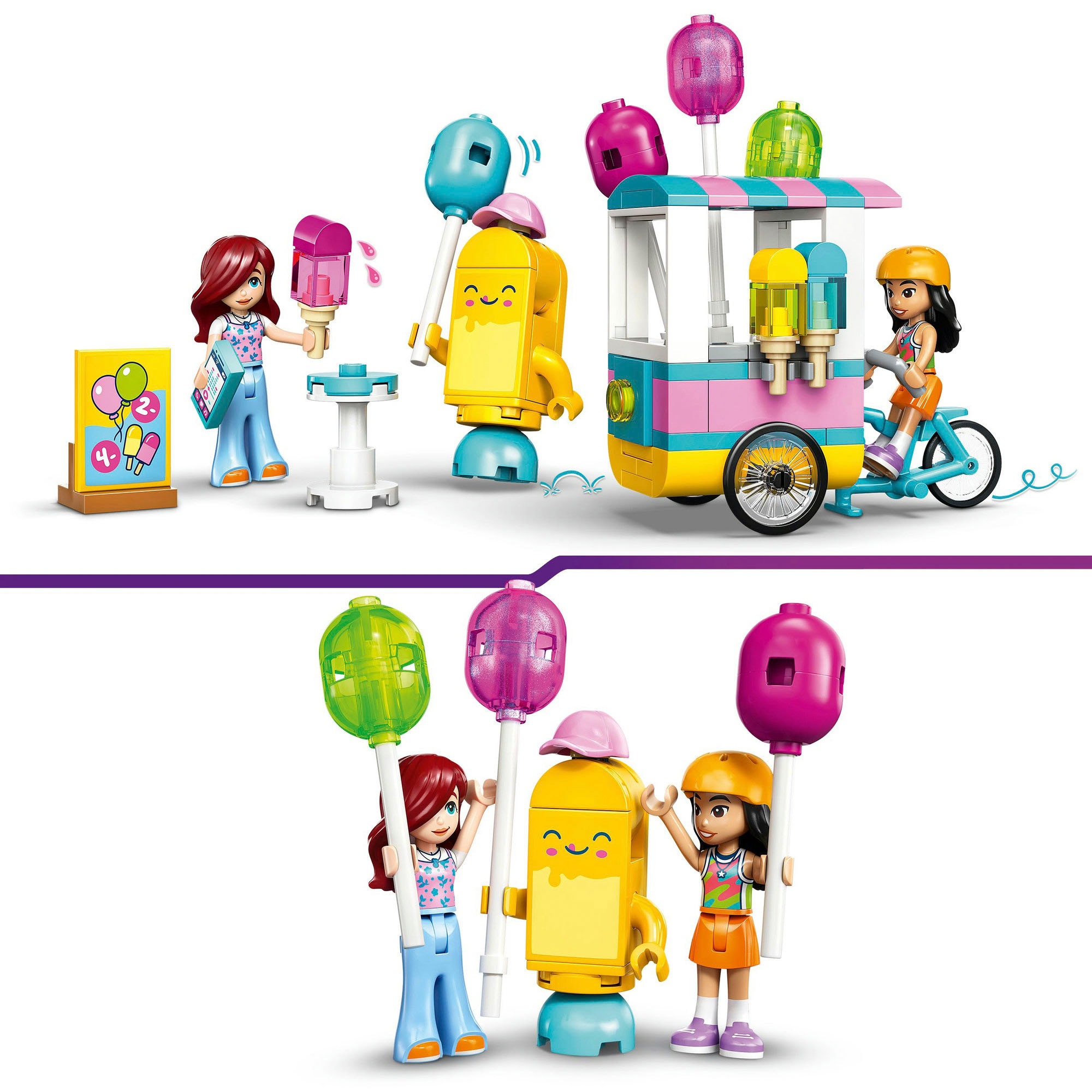 LEGO® Konstruktionsspielsteine »Eis- und Luftballonstand (42692), LEGO Friends« Made in Europe