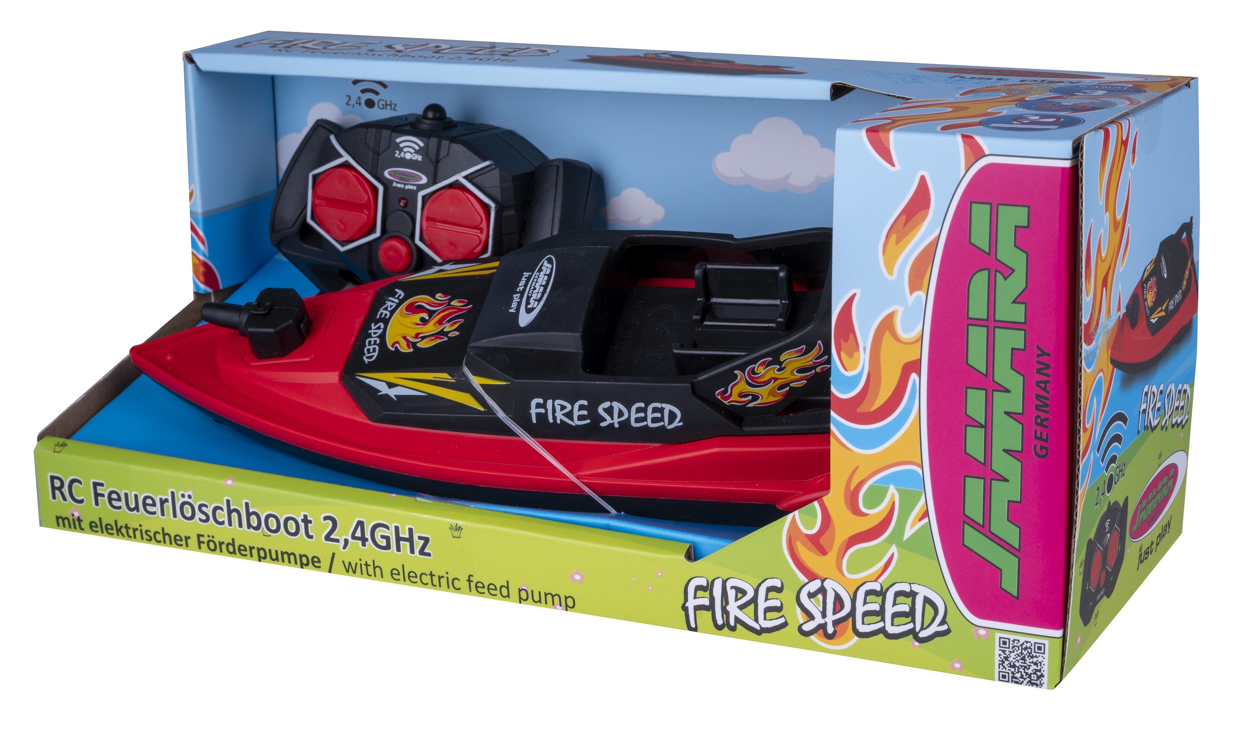 Jamara RC-Boot »Feuerlöschboot Fire Speed 2,4GHz mit Spritzfunktion«