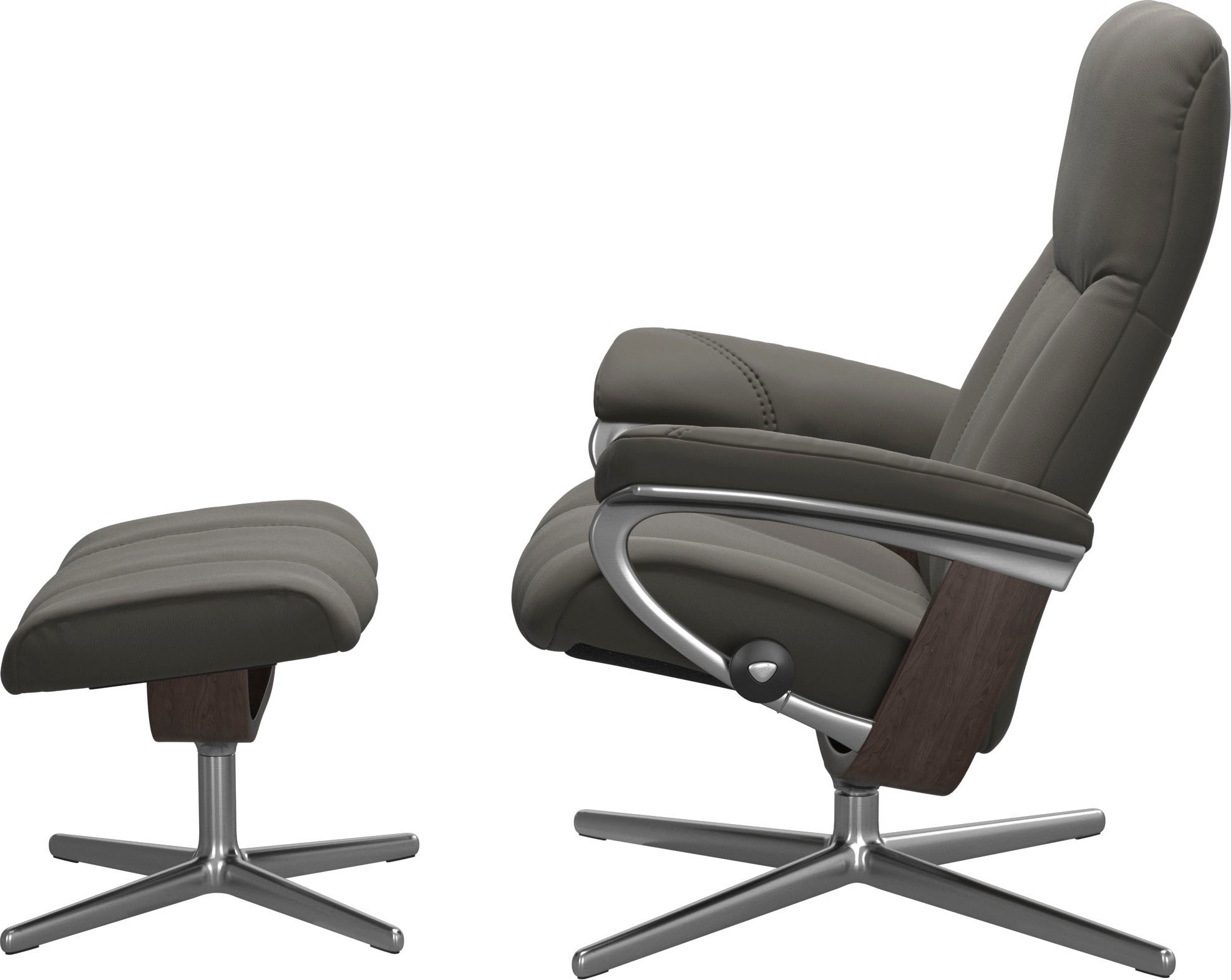 Stressless® Relaxsessel »Consul«, mit Cross Base, Größe S, M & L, Holzakzent Wenge