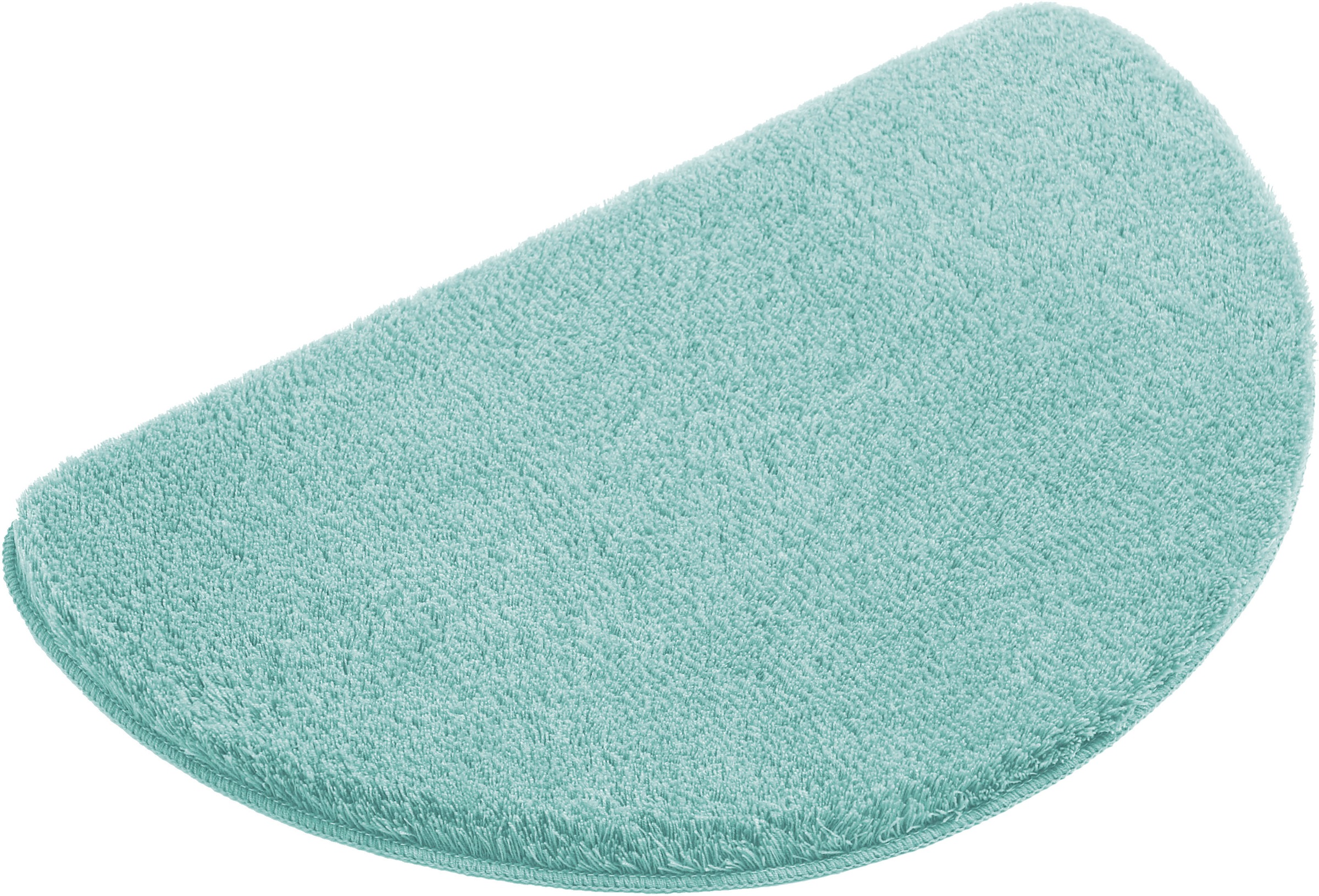 my home Badematte »Merida, Badvorleger, Badezimmer Teppich«, rutschhemmend beschichtet, fußbodenheizungsgeeignet-schnell trocknend-strapazierfähig, Badteppich, Uni Farben, rechteckig, rund & als 2-tlg. Set erhältlich
