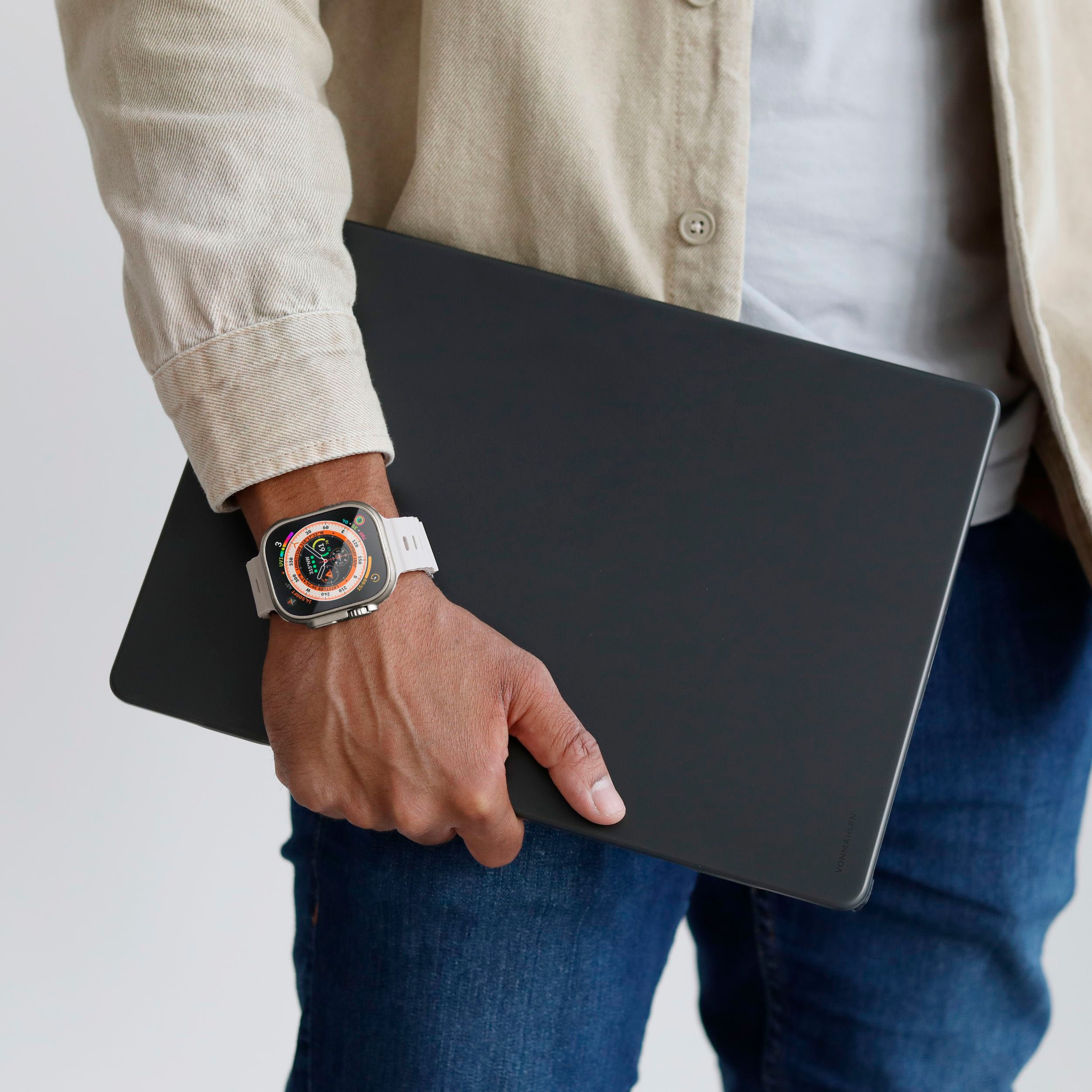VONMÄHLEN Laptop-Hülle »Transparent Case for MacBook MacBook Pro 14“ Clear Black«