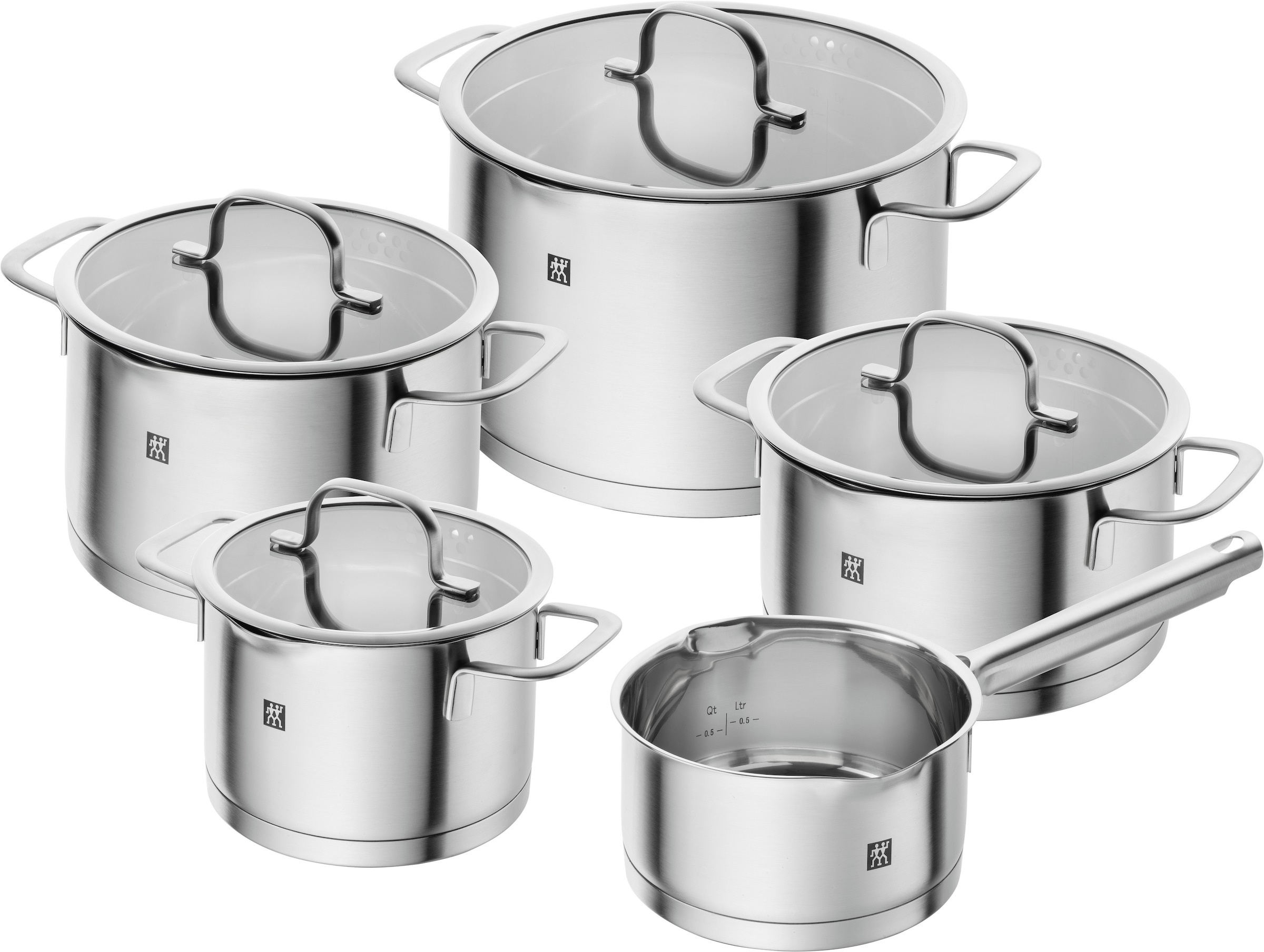 Zwilling Topf-Set »TrueFlow« Set, 5 Stk. tlg. Edelstahl günstig online kaufen