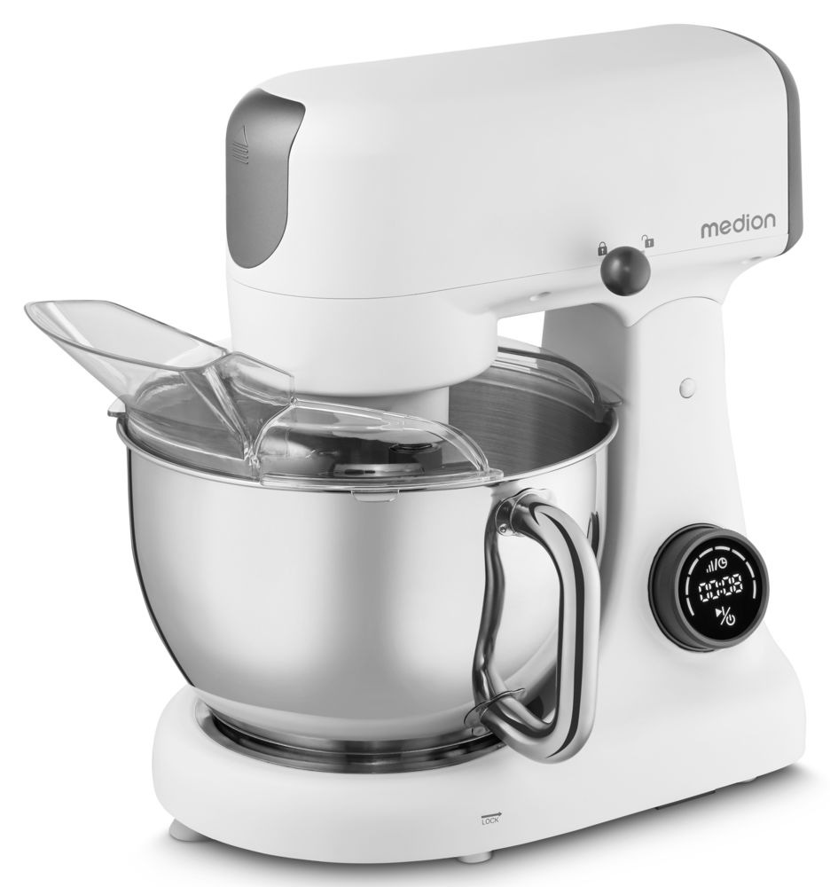 Medion® Küchenmaschine »MD 12600, 8 Geschwindigkeitsstufen, Impulsfunktion, günstig online kaufen