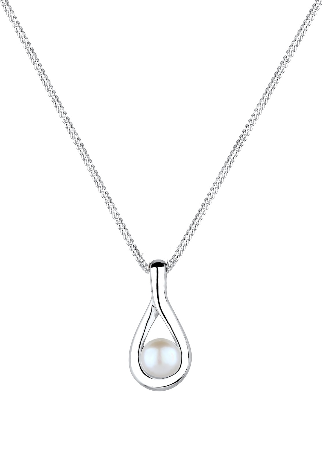 Elli Perlenkette »Infinity Süßwasserzuchtperle 925 Sterling Silber«
