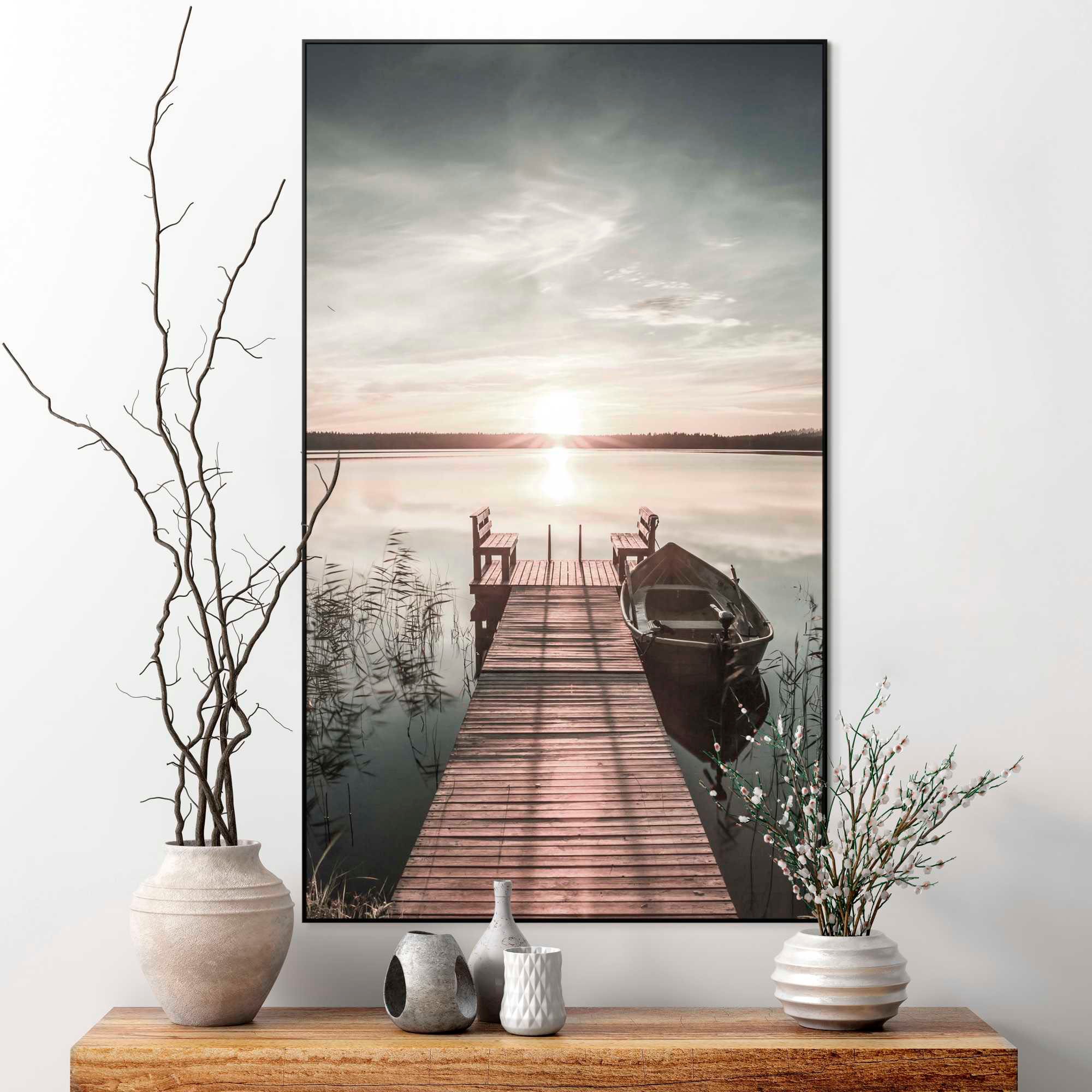 Reinders! Bild »Steg am See«