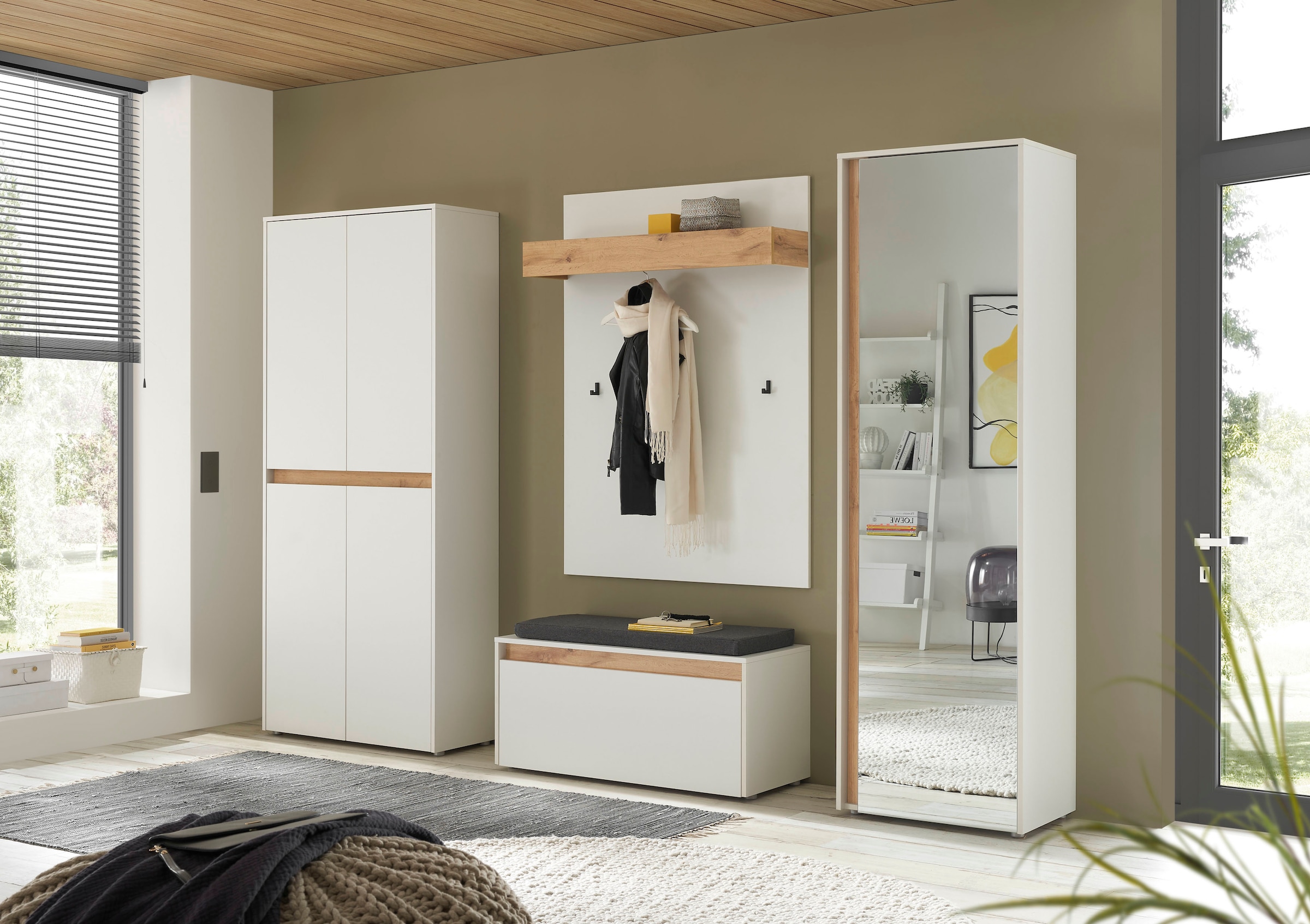 INOSIGN Garderoben-Set »City/Giron, moderne Garderobe, viel Stauraum, ca. 4 günstig online kaufen